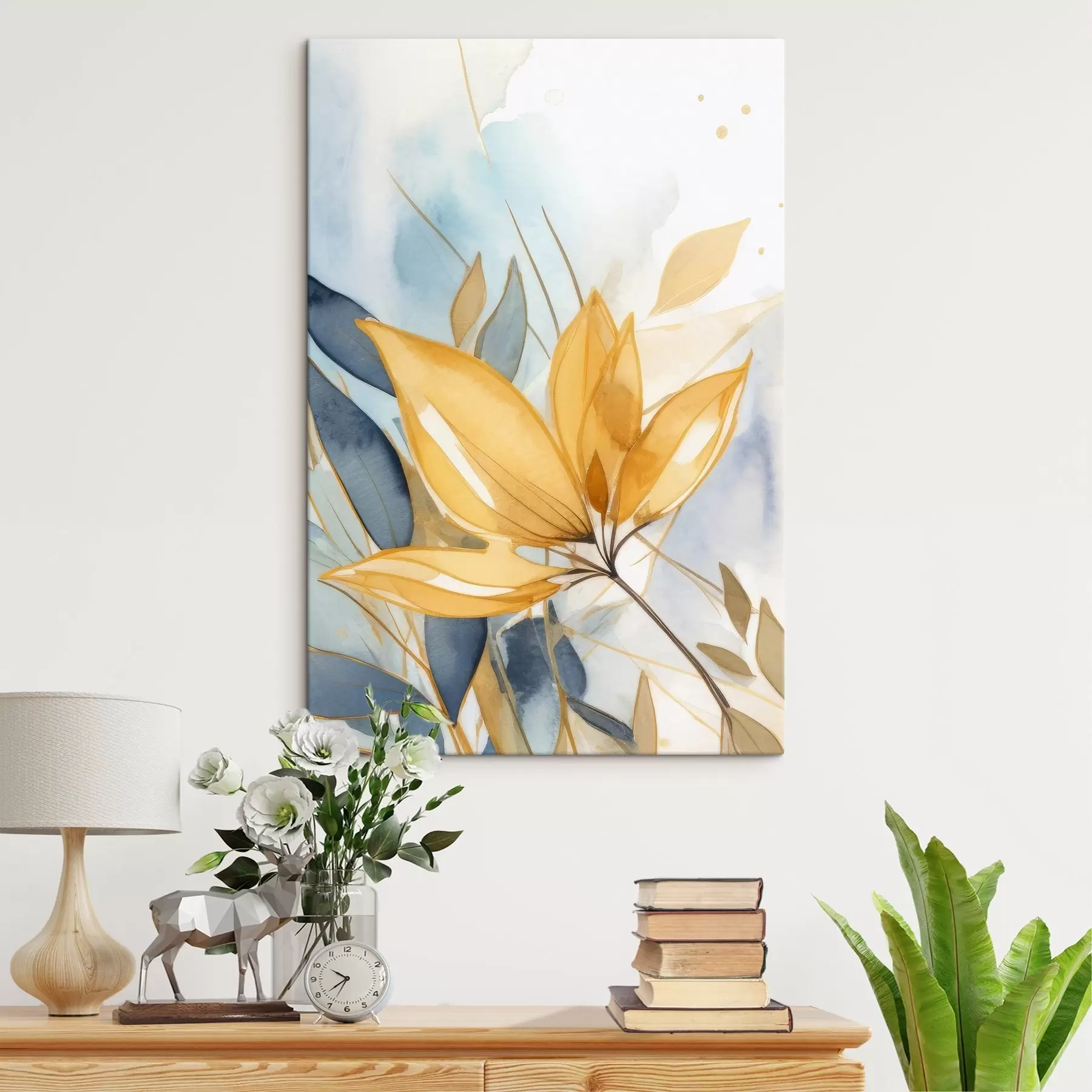 Obraz Abstraktní květiny v akvarelu Č. s42387