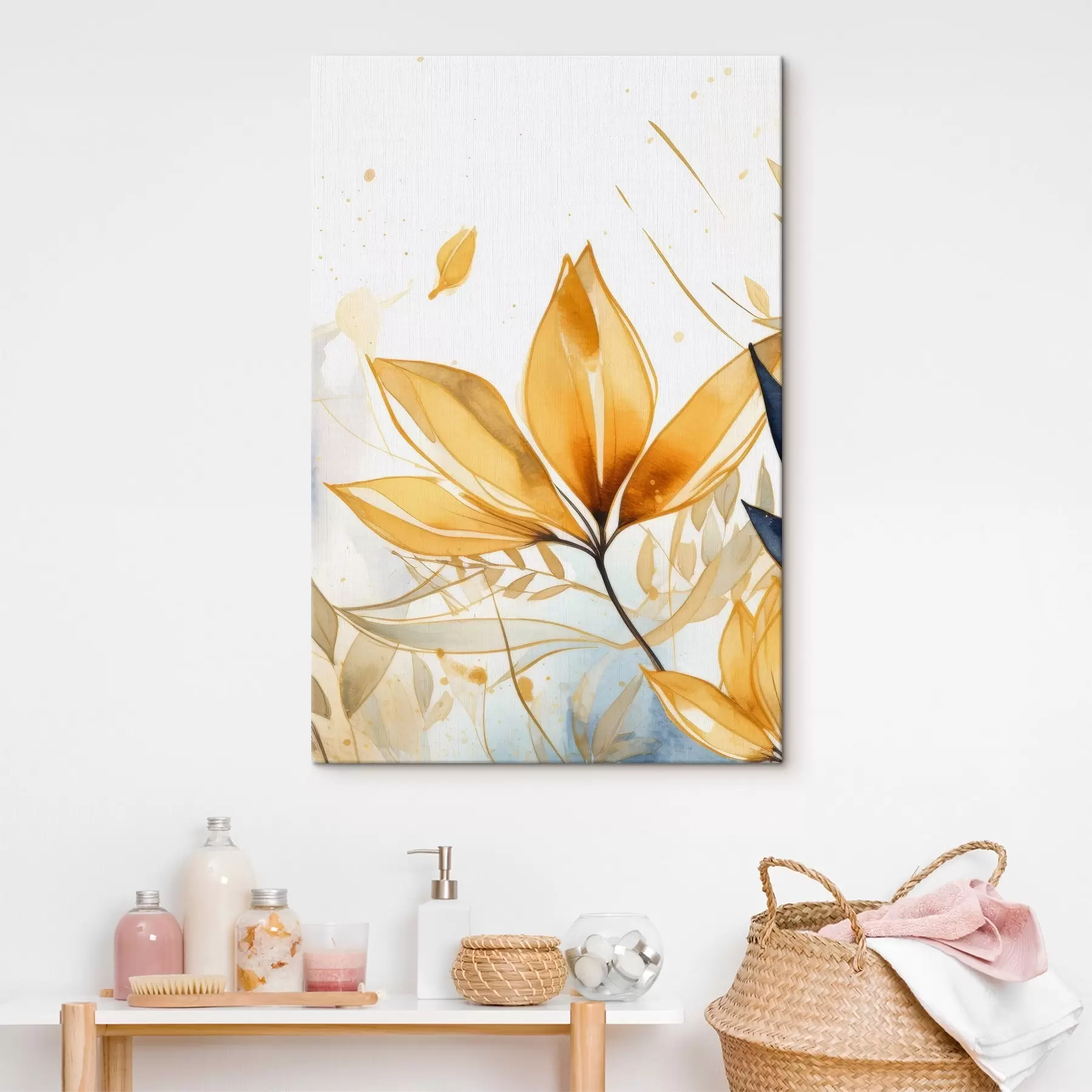 Fototapet Květina. imitace akvarelu s42391