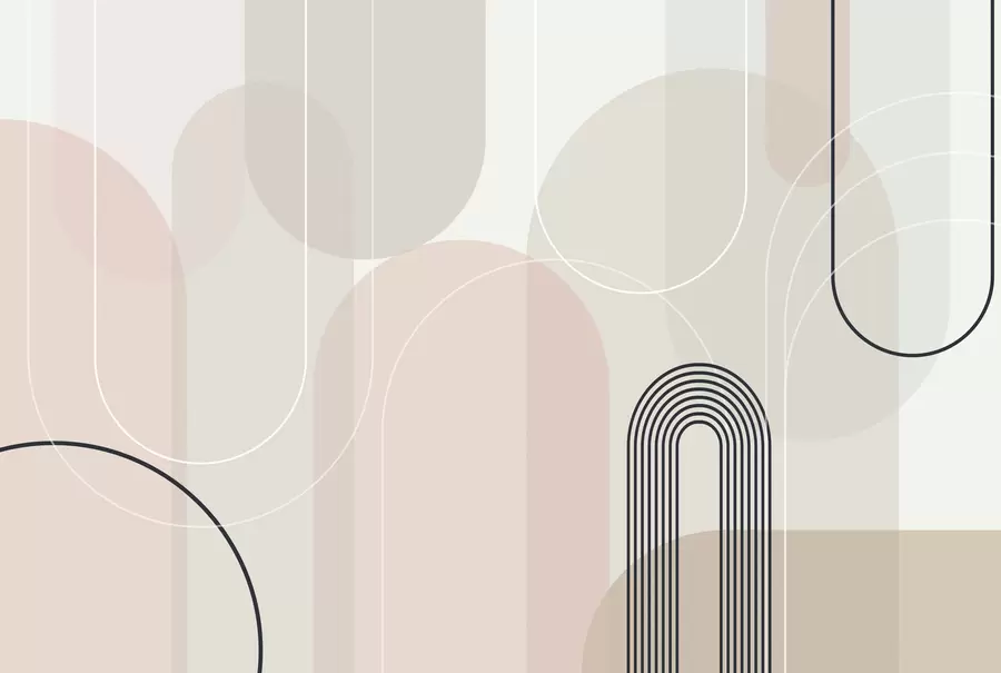 Fototapet Stylové minimalistické oblouky w02826