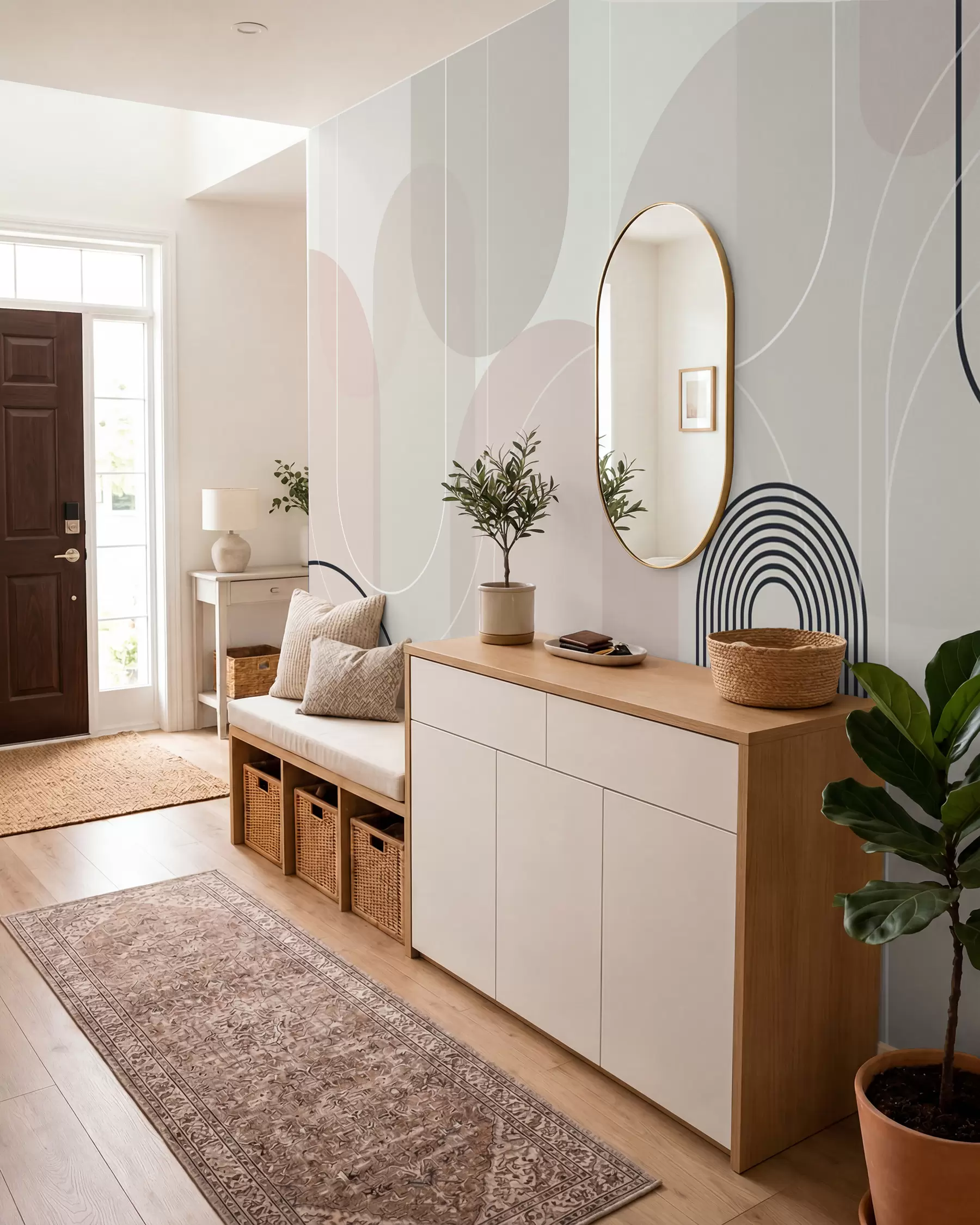Fototapet Stylové minimalistické oblouky w02826