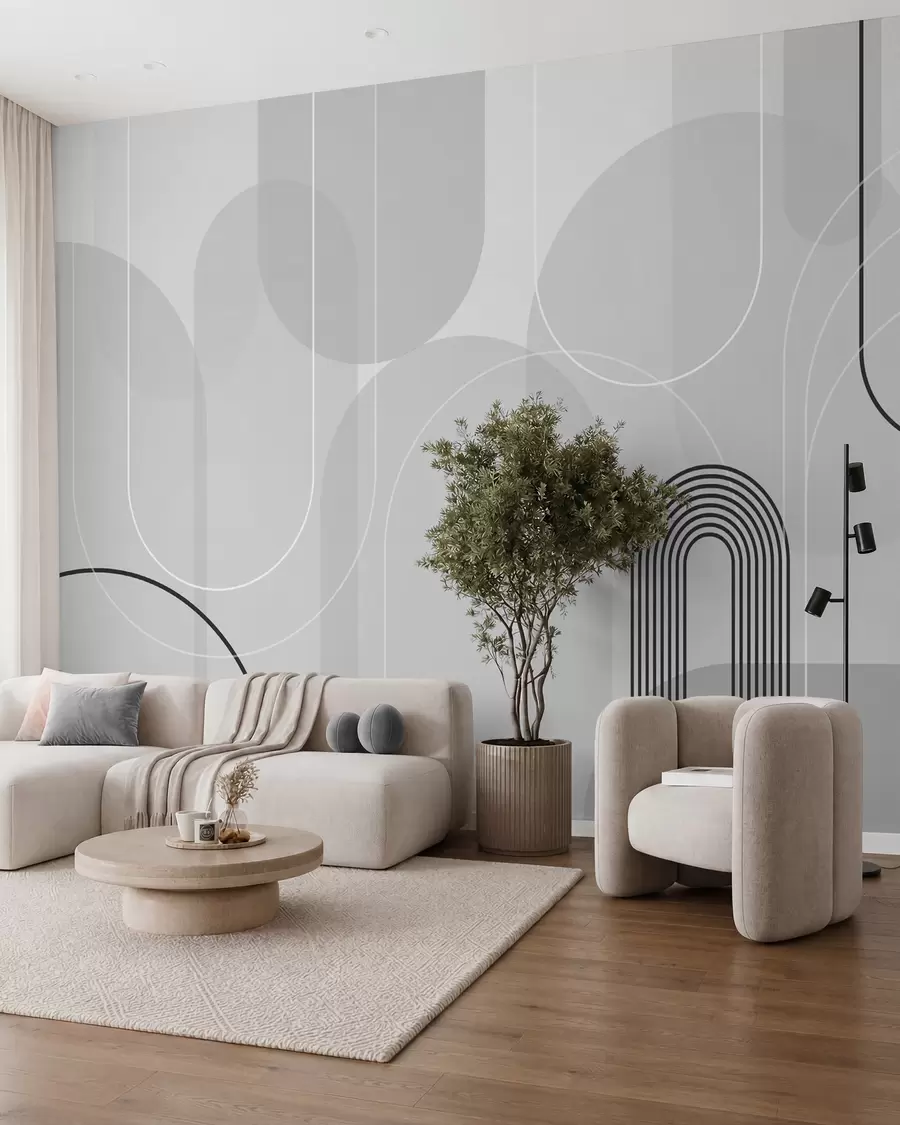 Fototapet Stylové minimalistické oblouky w02826v1
