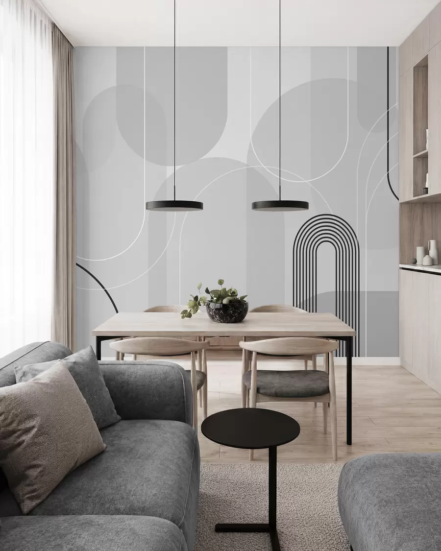 Fototapet Stylové minimalistické oblouky w02826v1