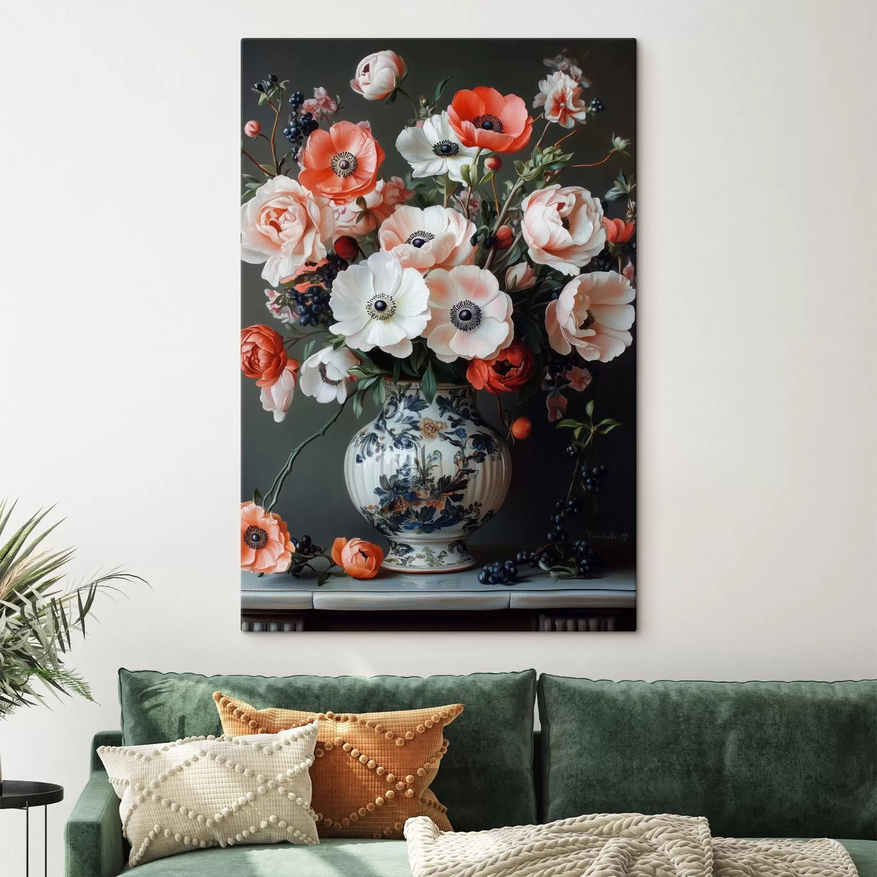 Obraz Kytice krásných květin ve váze Č. s42496