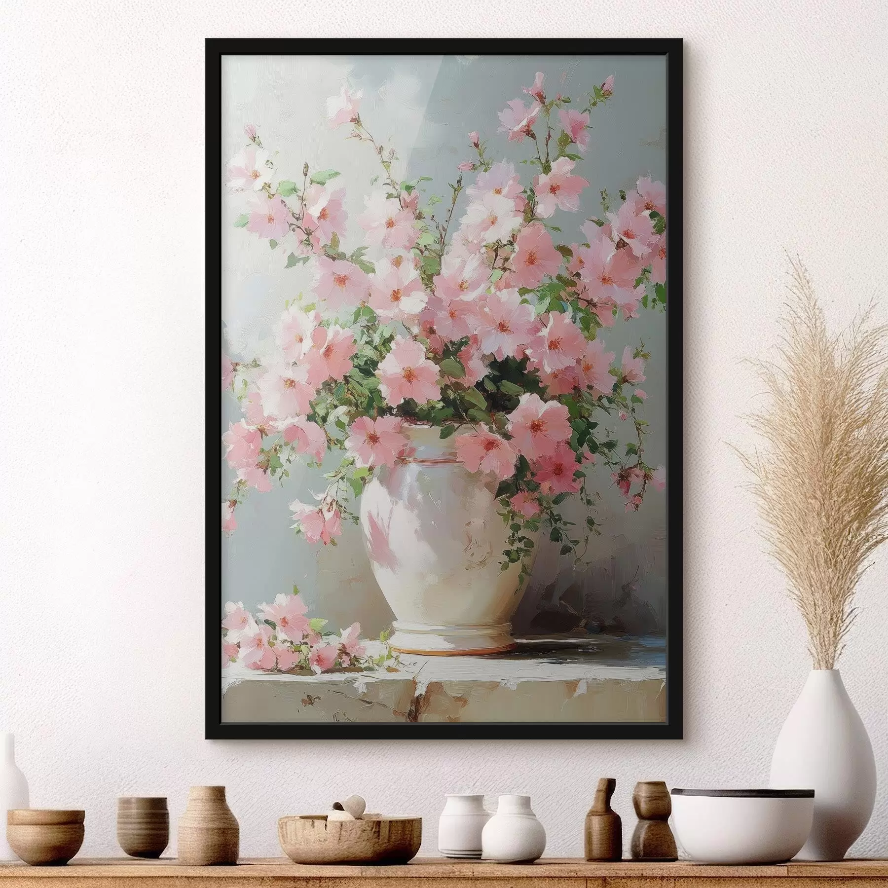 Obraz Kytice růžových květů Č. f42491