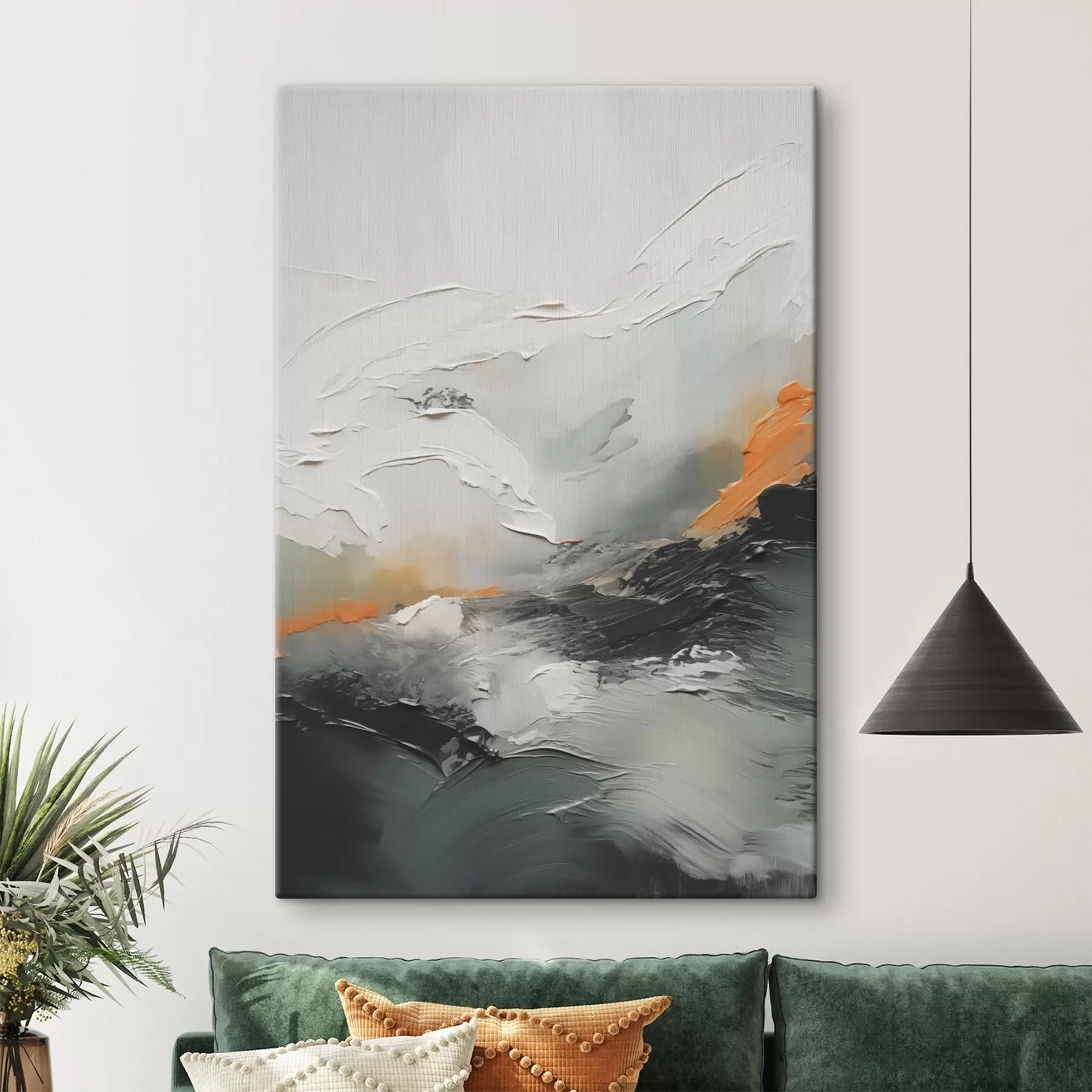 Fototapet Abstrakce imitující tahy štětcem s42588