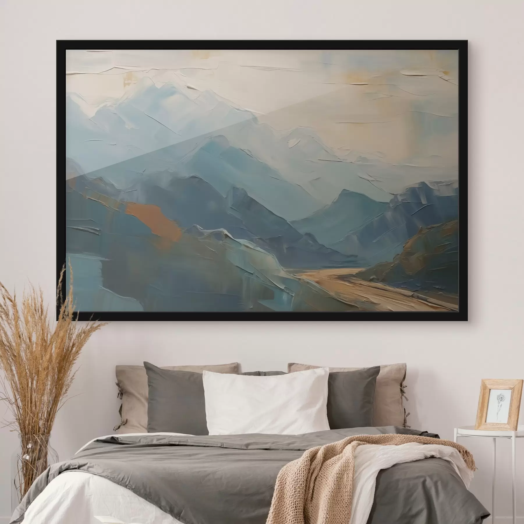 Fototapet Hory abstrakce imitace tahů štětcem f42592