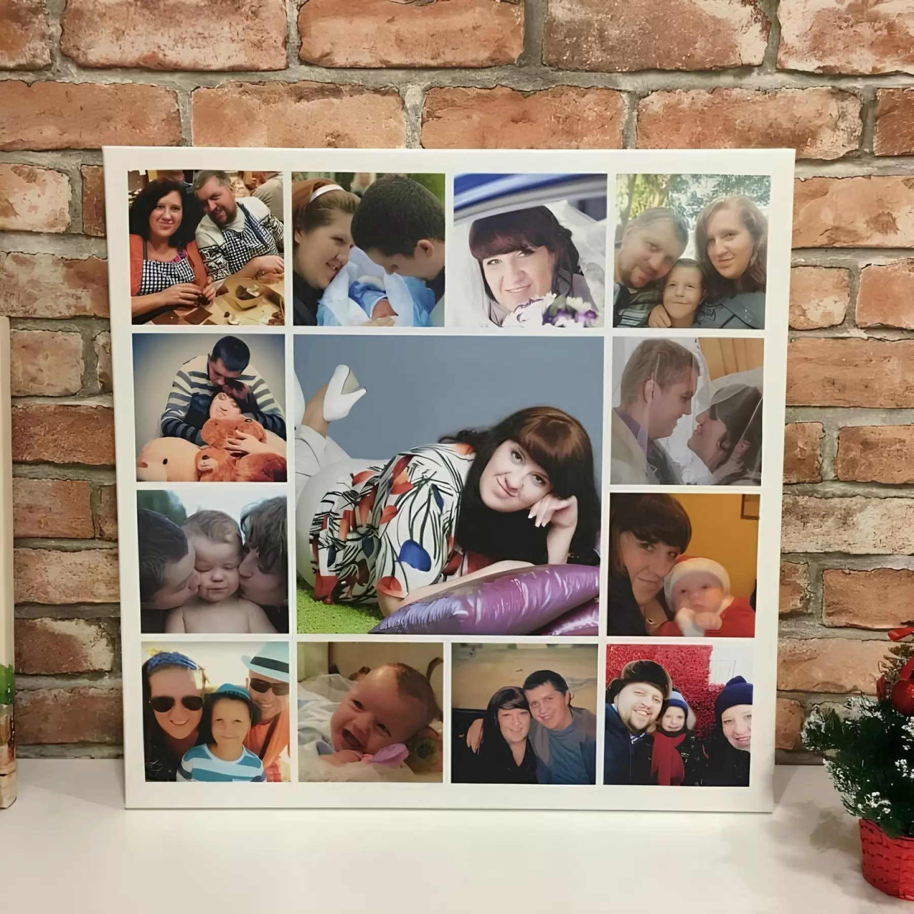 Obraz Fotokoláž na plátno jako obraz na stěnu Č. s42671