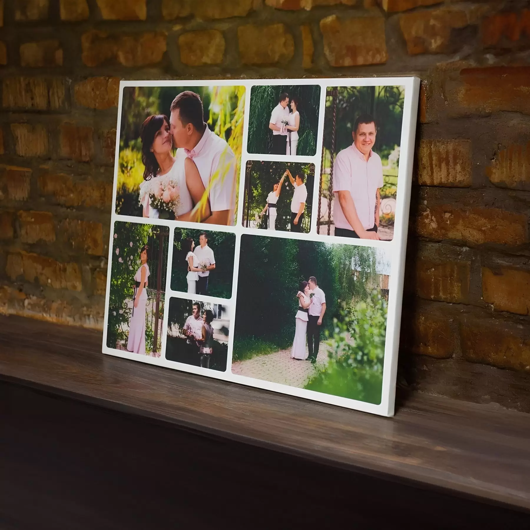 Obraz Fotokoláž na plátno zamilovaného páru Č. s42675