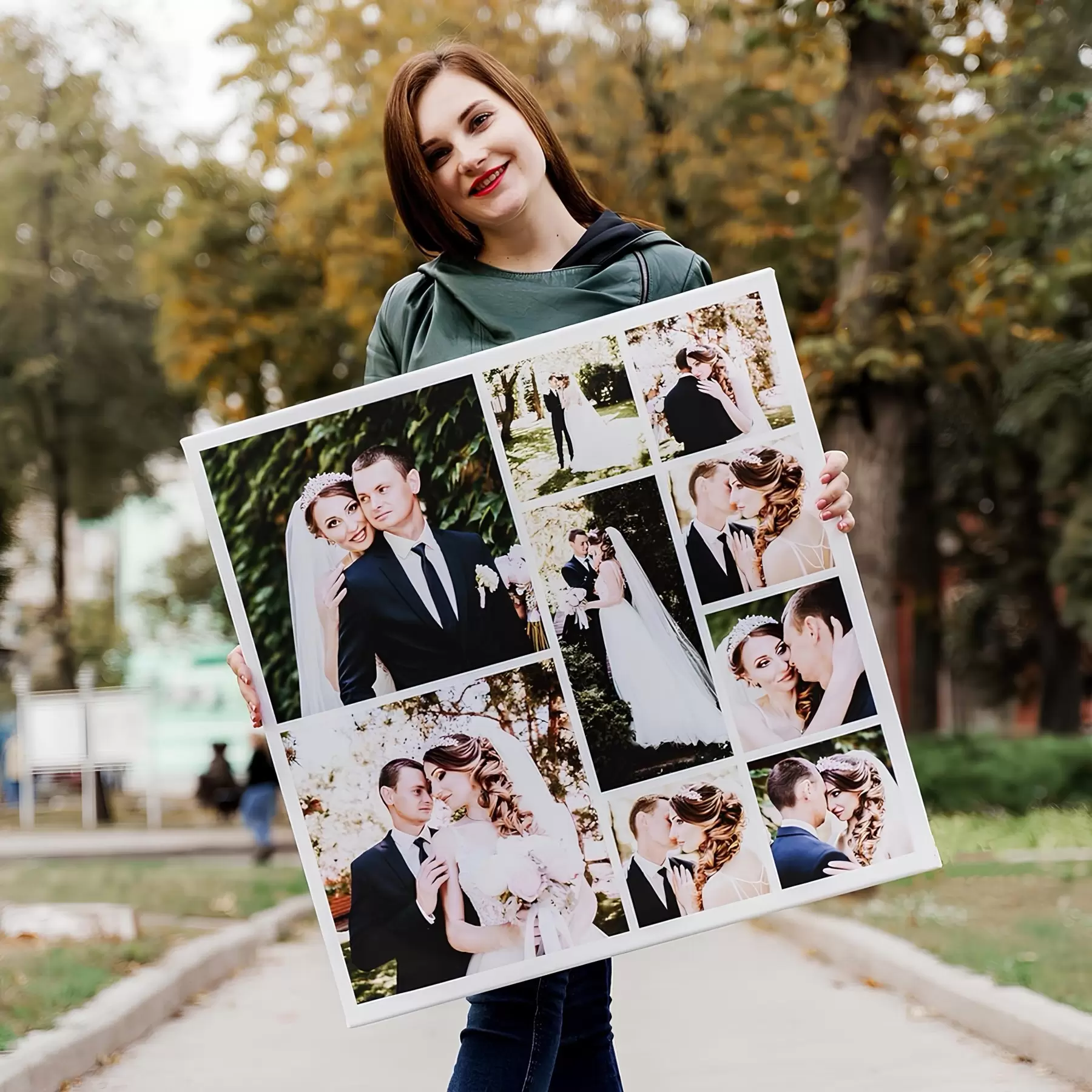 Obraz Koupit fotokoláž na plátno Č. s42676