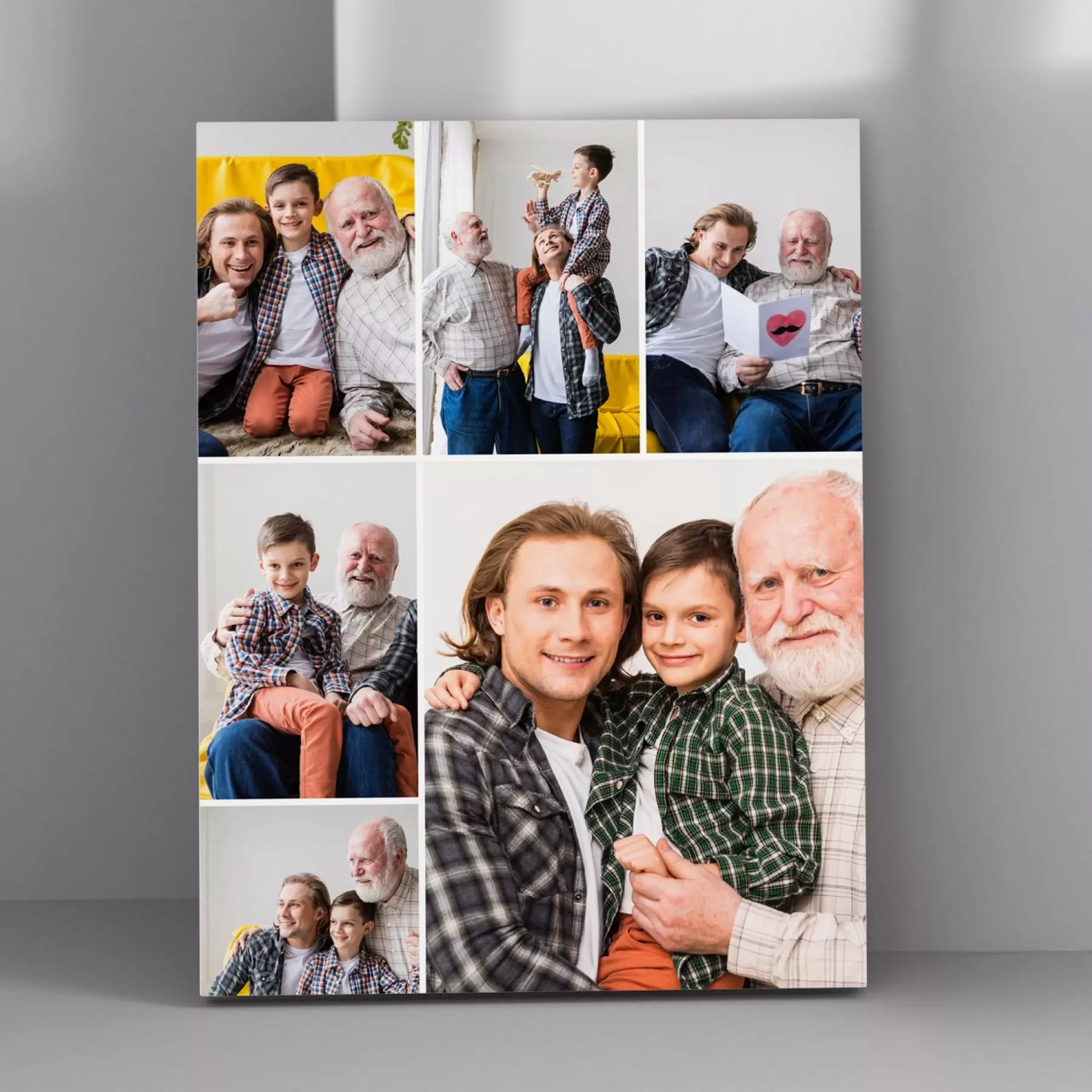 Obraz Fotokoláž na plátno jako dárek k výročí Č. s42683