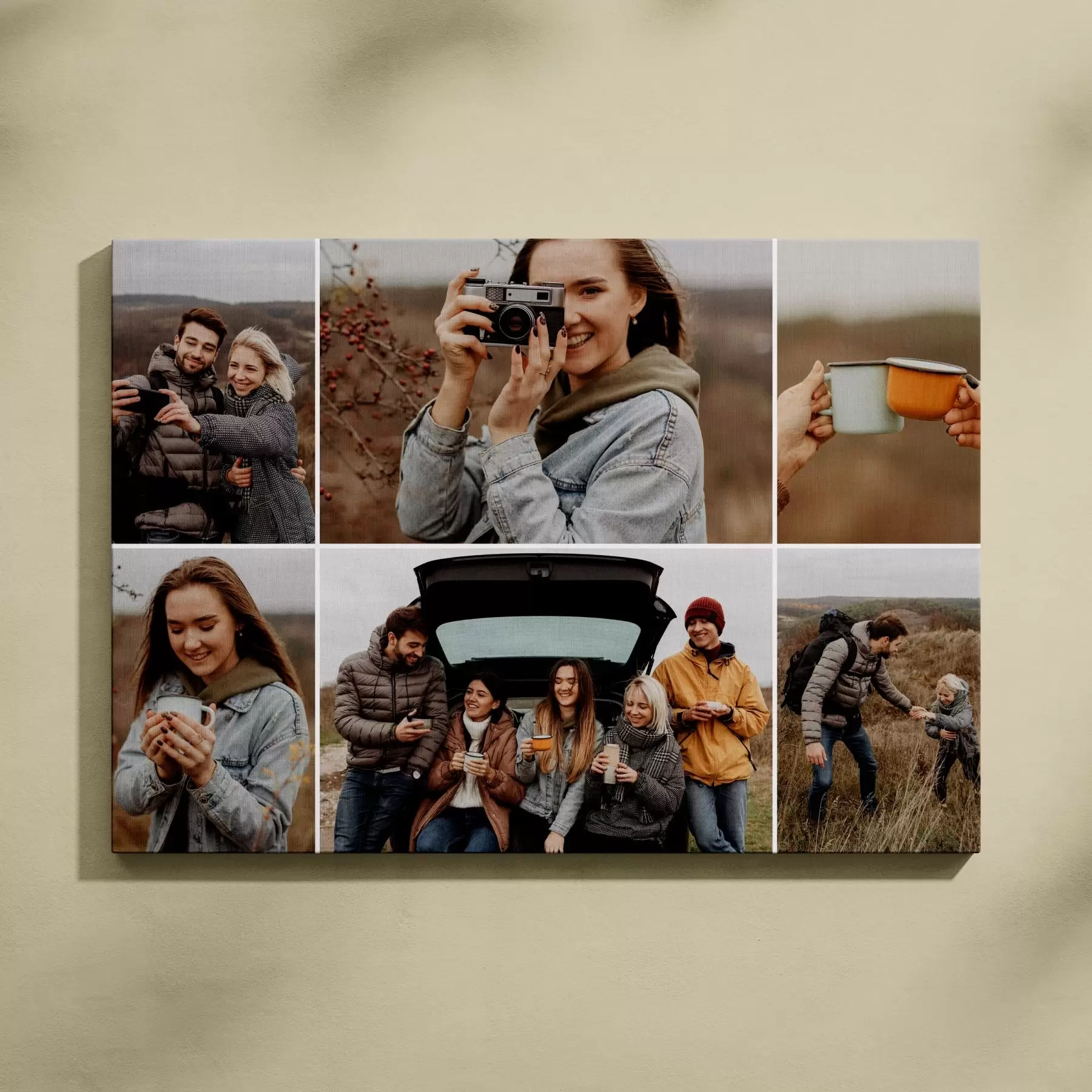 Obraz Unikátní fotokoláž na plátno z vašich fotografií Č. s42690