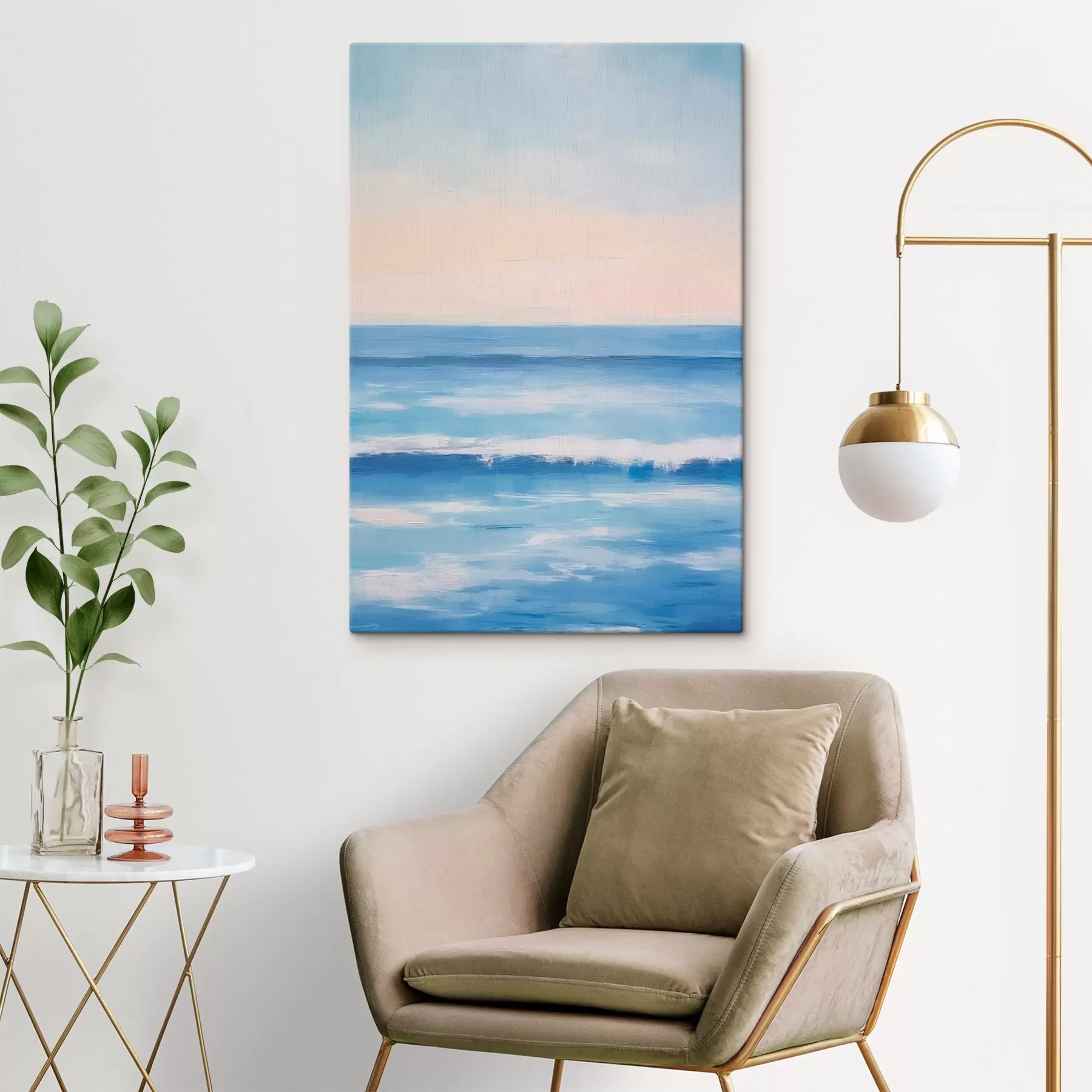 Obraz Minimalistická mořská krajina Č. s42649