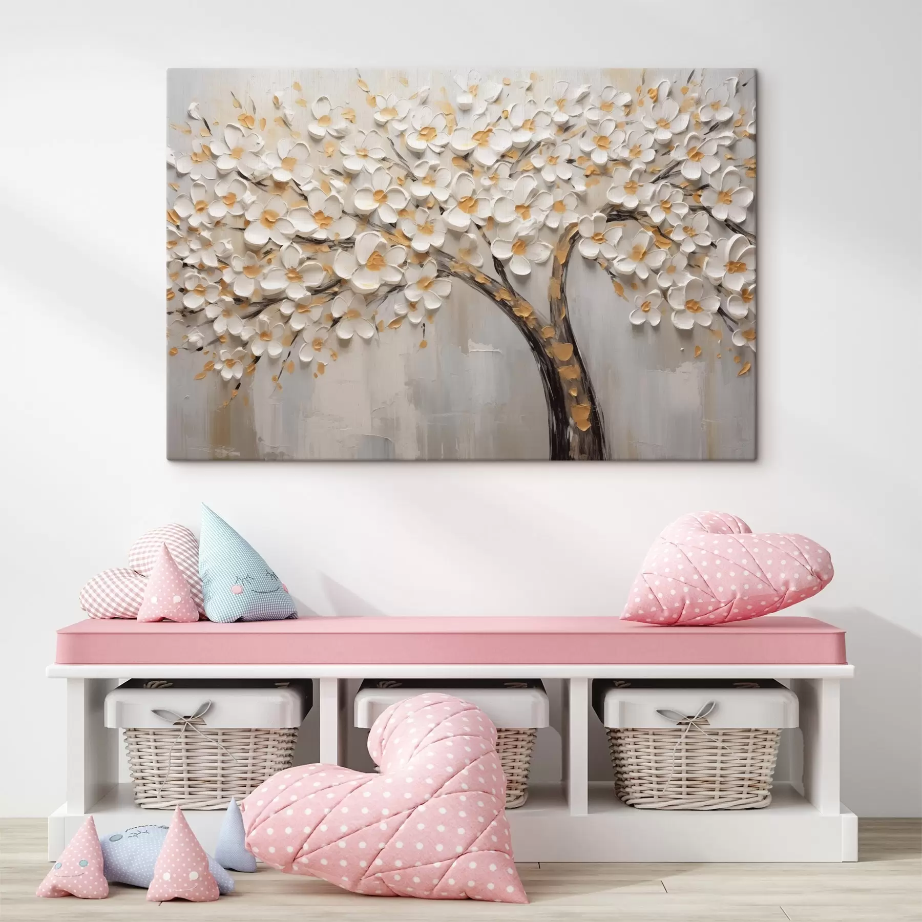 Fototapet Objemový snímek kvetoucího stromu s42658