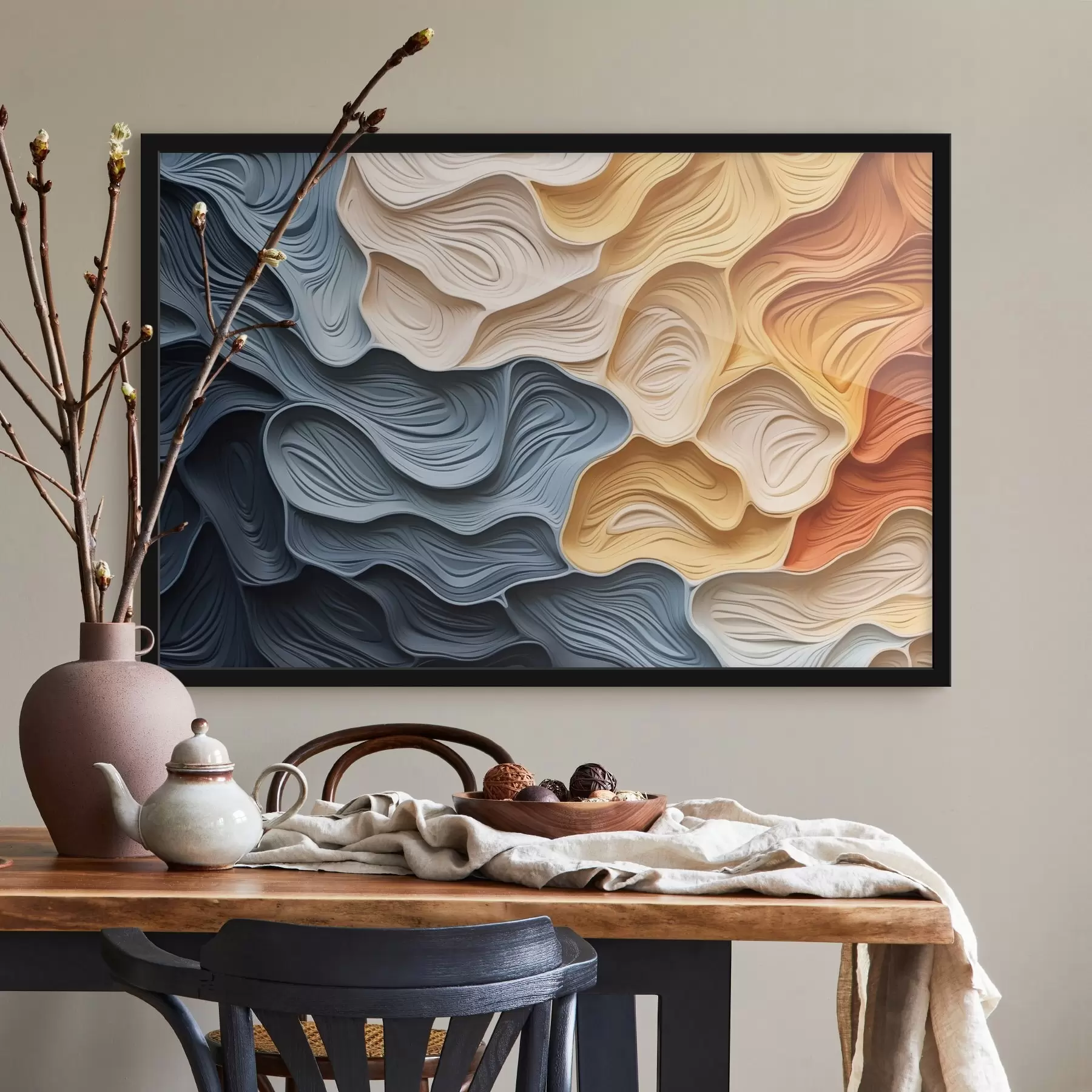 Fototapet Abstraktní barevné vrstvy textury f42647