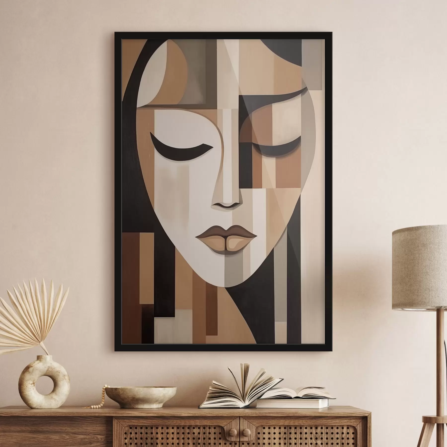 Obraz Geometrický portrét Č. f42657