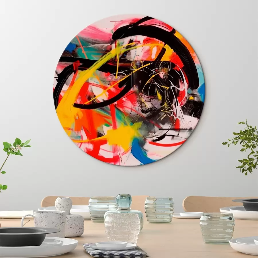 Obraz Abstraktní kompozice v jasných barvách Č. r42663