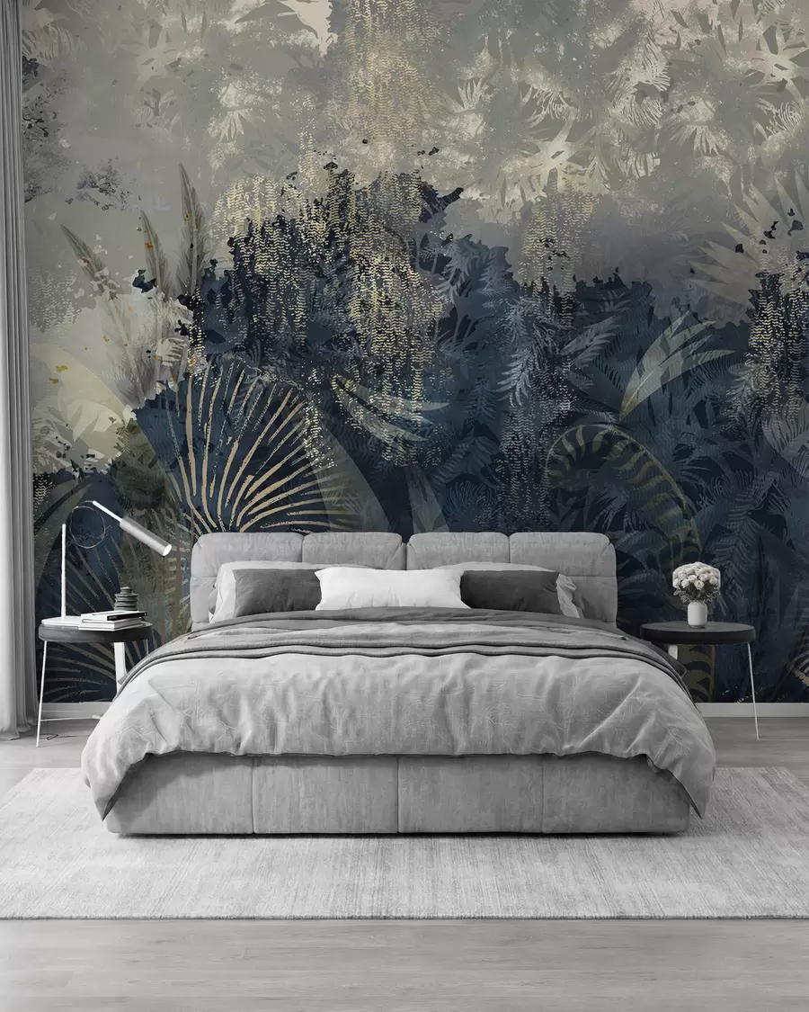 Fototapet Kouzelná Afrika s deštným pralesem a vektorovými prvky w02643