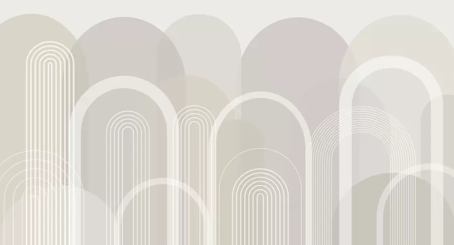 Fototapet Geometrické oblouky boho w02935v1