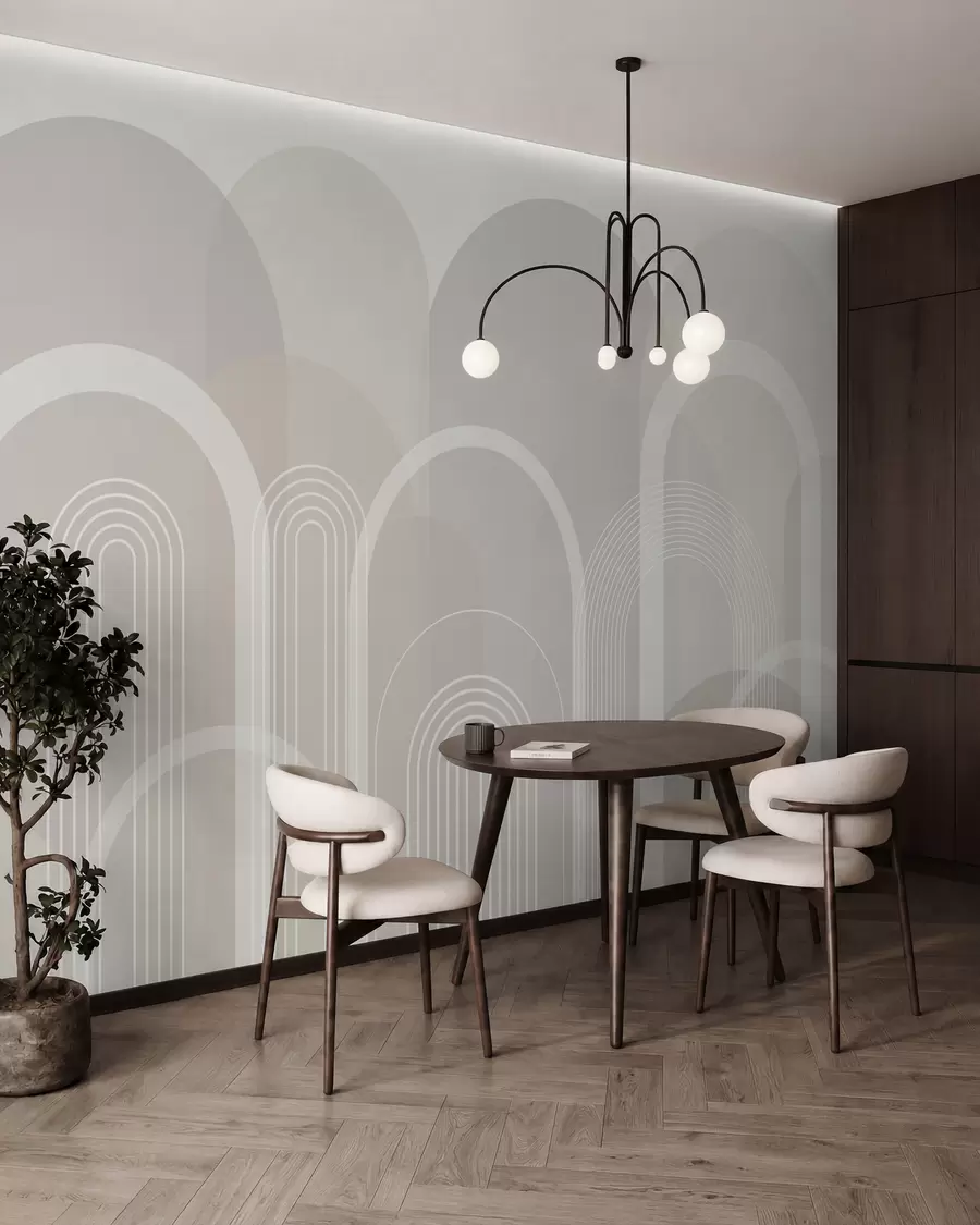 Fototapet Geometrické oblouky boho w02935v1
