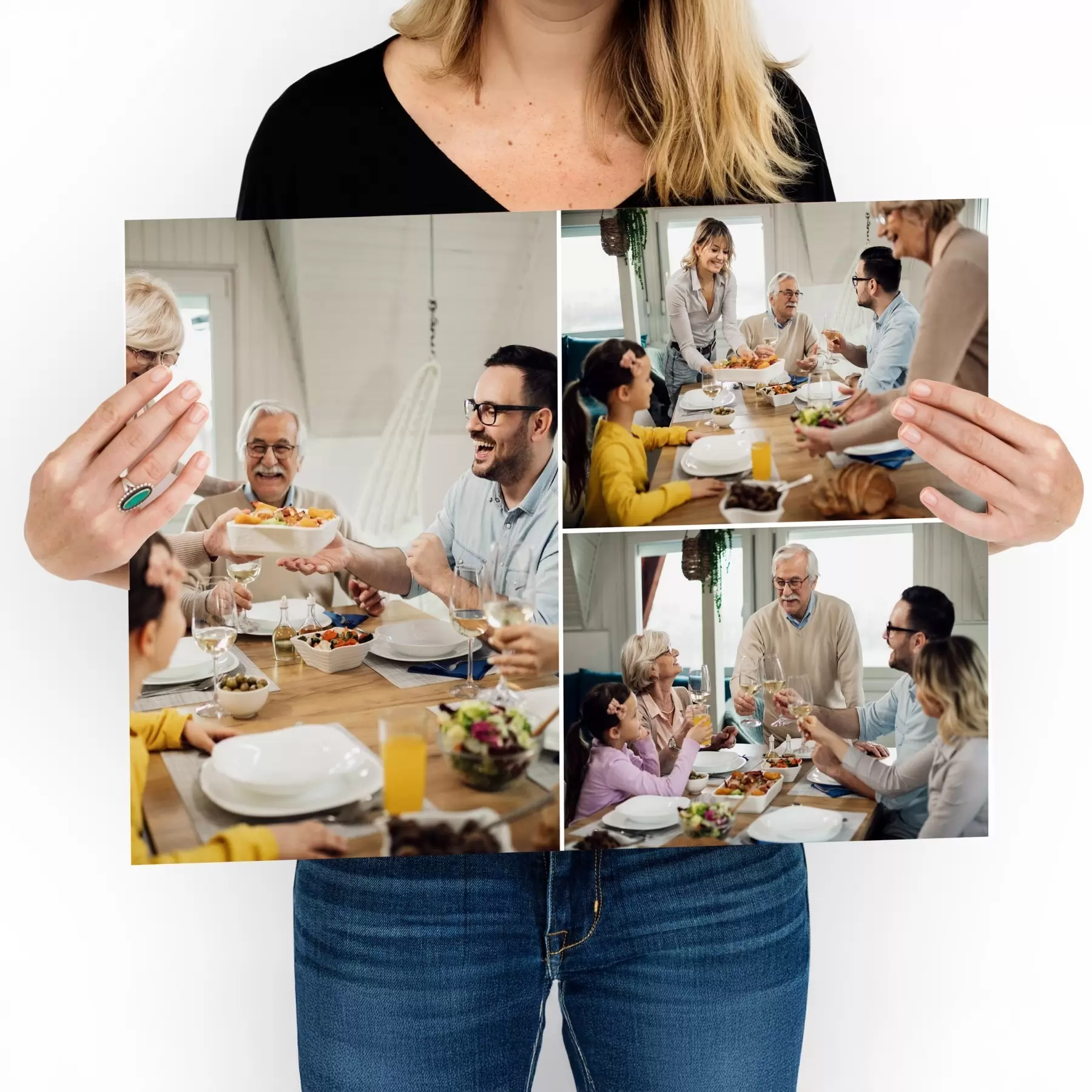 Obraz Fotokoláž na plátno jako dárek k výročí Č. s42801