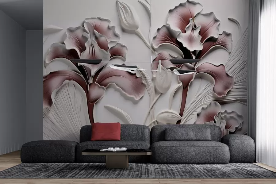 Fototapet Objemové tvarování duhovek w02970v1