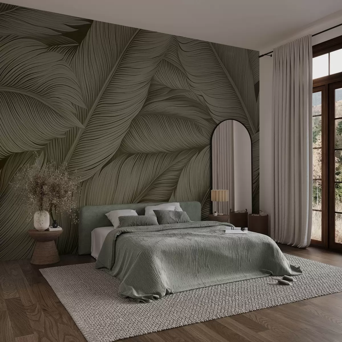 Fototapet Velké malované peří w02973v2