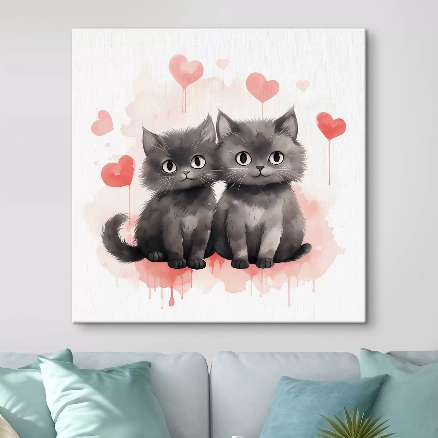 Obraz Dvě roztomilá koťata Č. s42868