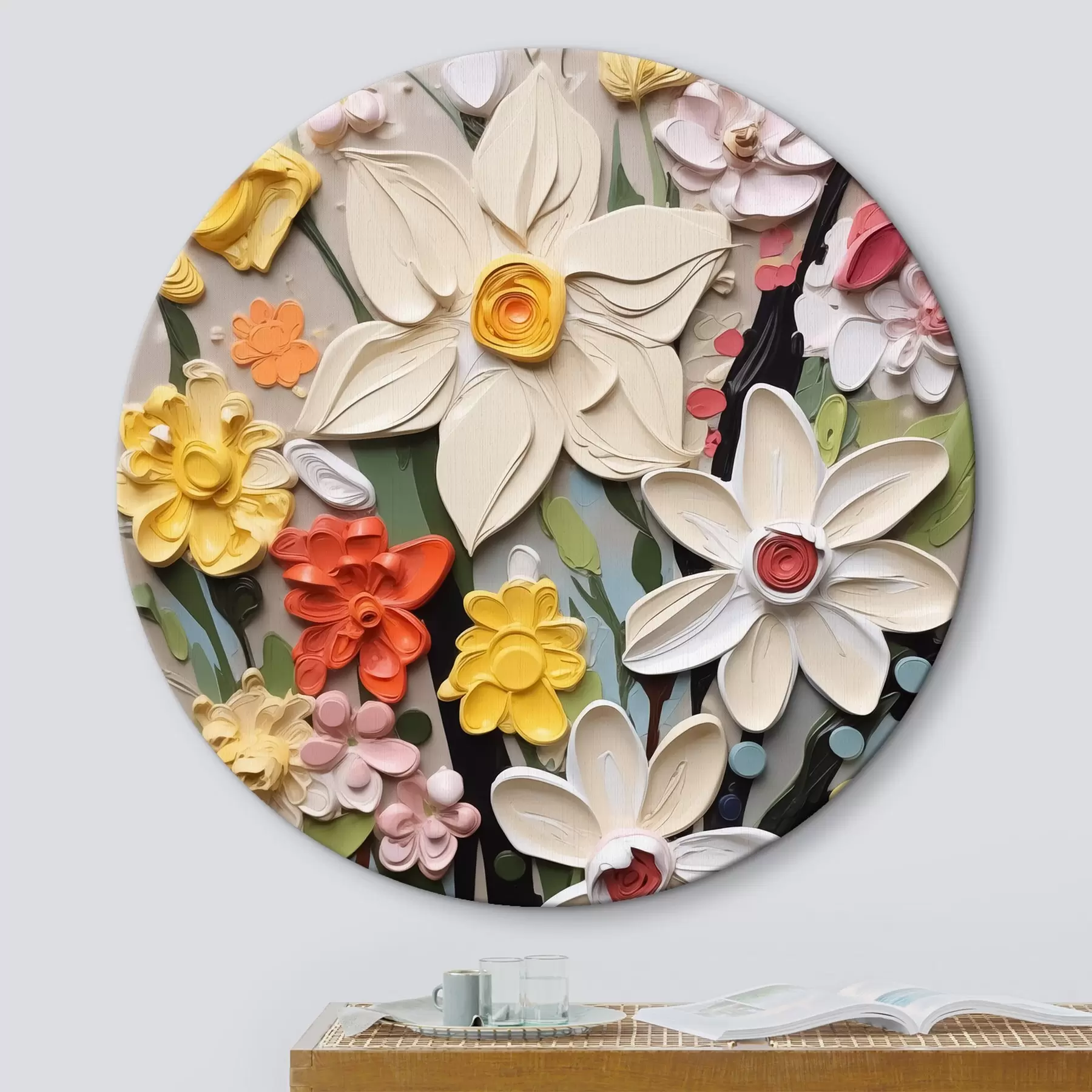 Obraz Květiny napodobující tahy Č. r42845