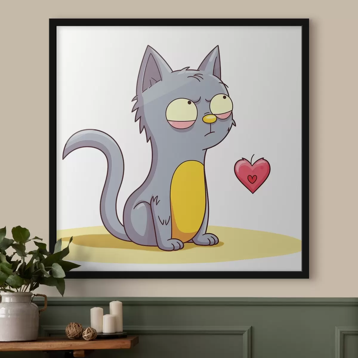 Poster Vtipná kočka f42880