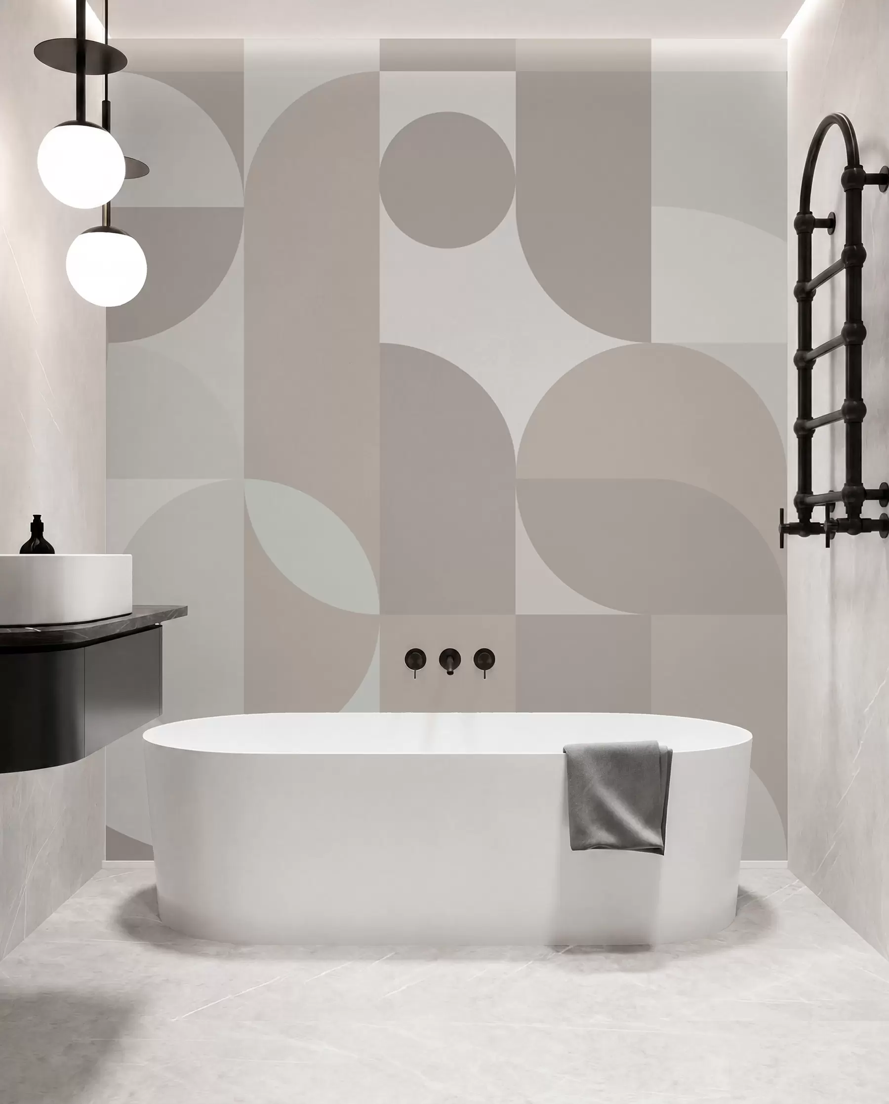 Fototapet Stylový trend geometrie w03058