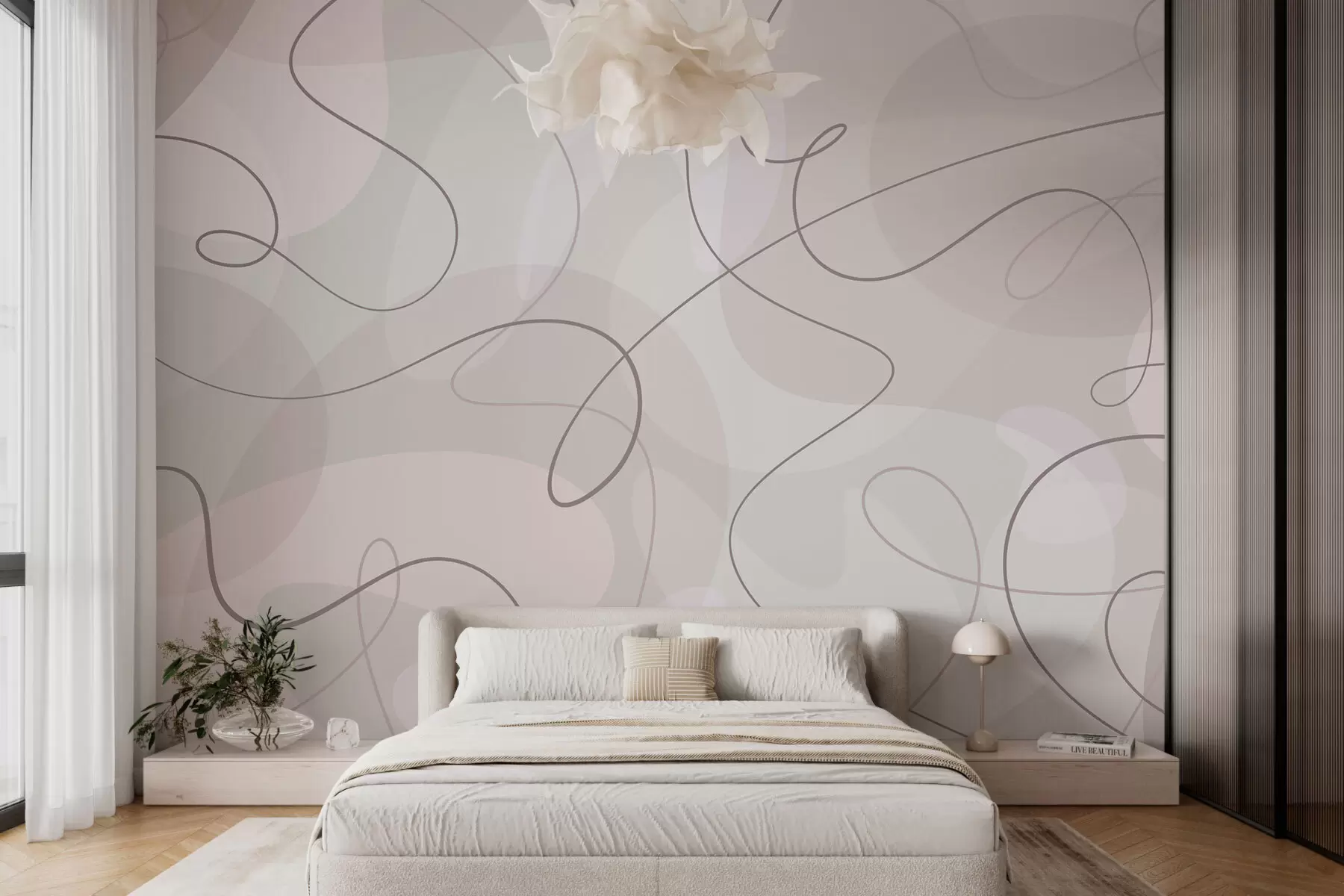Fototapet Trend abstraktních linií a tvarů w03059