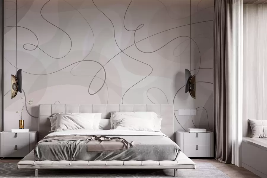 Fototapet Trend abstraktních linií a tvarů w03059