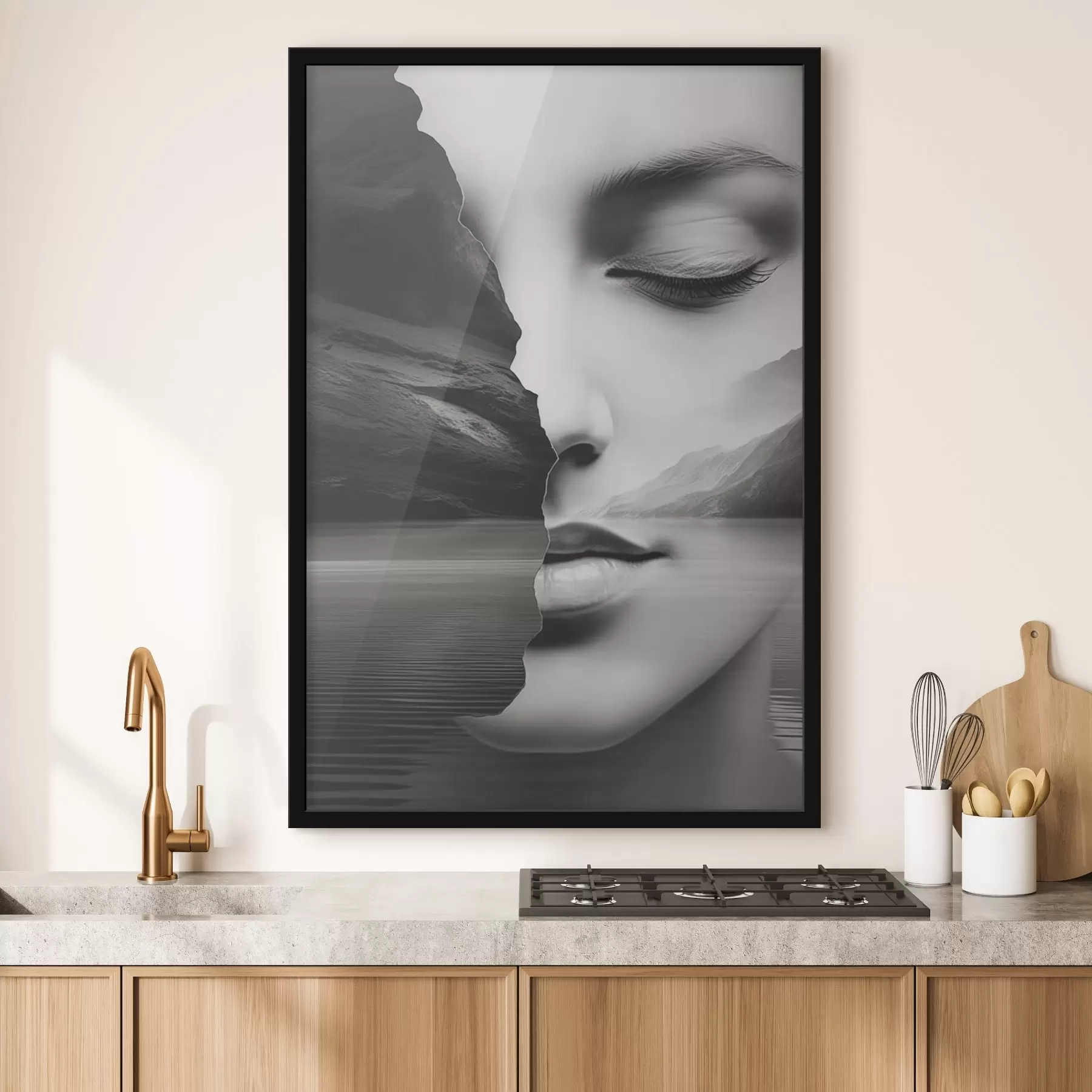 Obraz Černobílý surrealismus Č. f42953