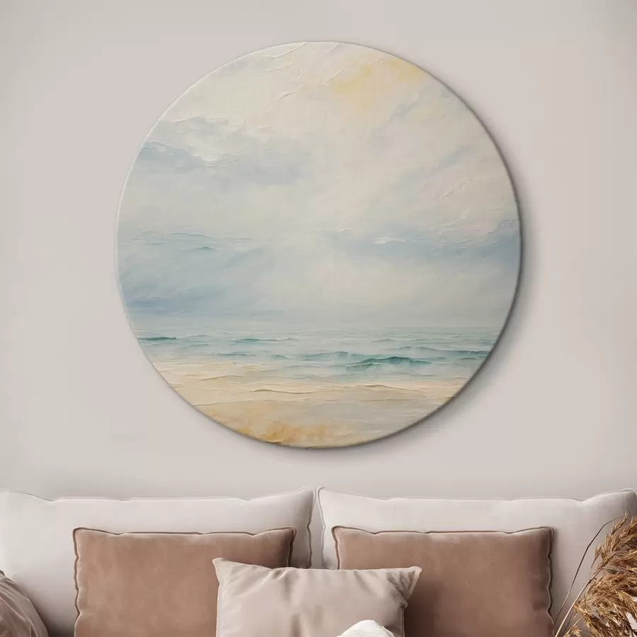 Obraz Mořská pláž ve stylu akrylové malby Č. r42759