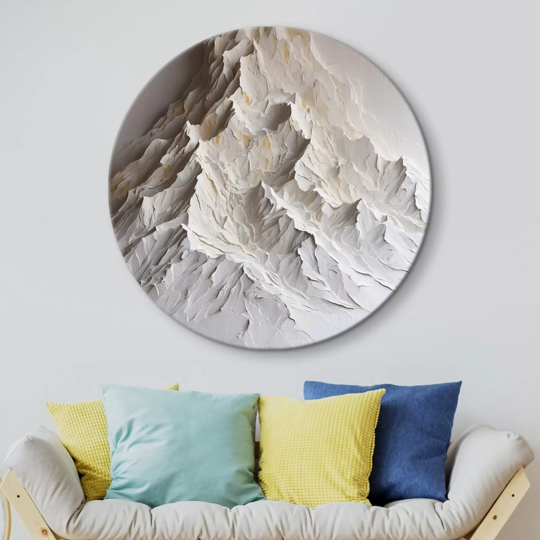 Obraz Sněžná hora ve stylu olejomalby Č. r42760