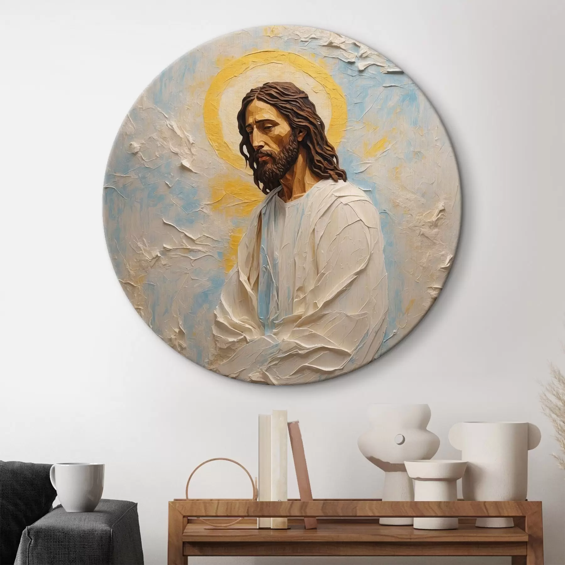 Obraz Ježíš Kristus ve stylu olejomalba Č. r42768