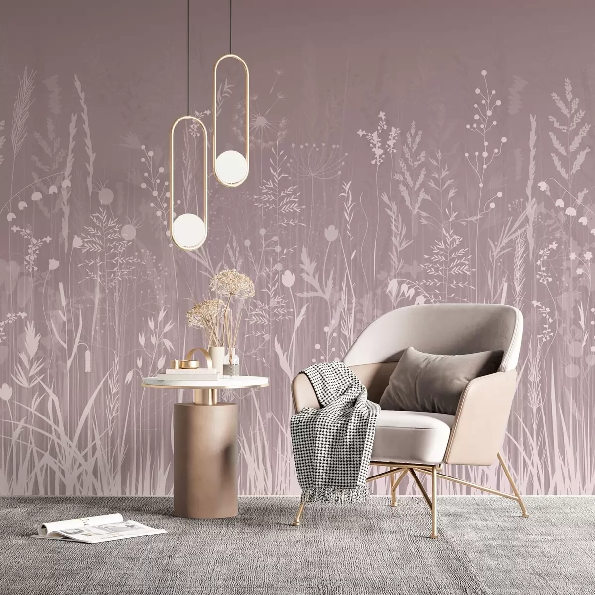 Fototapet Divoké květiny a rostliny w03143v4