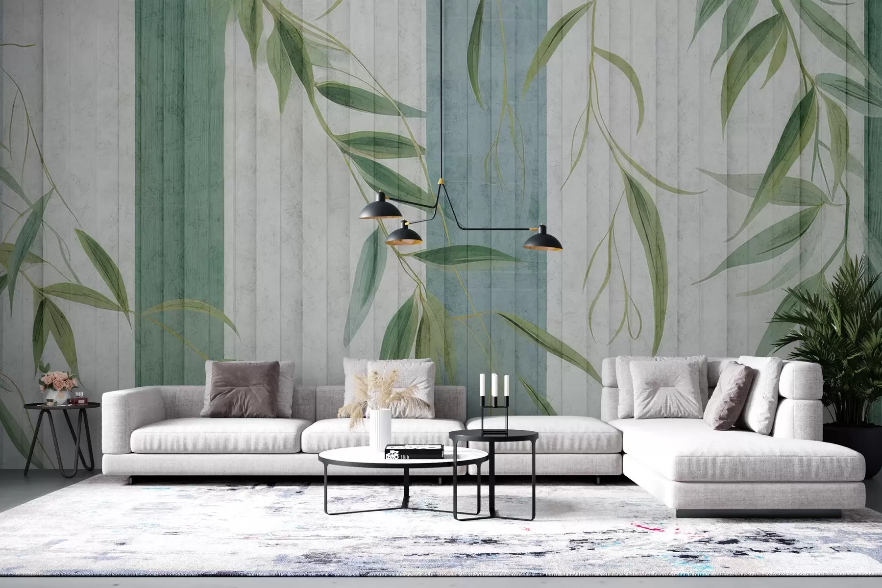 Fototapet Stylizovaná dekorativní malovaná stěna w03193