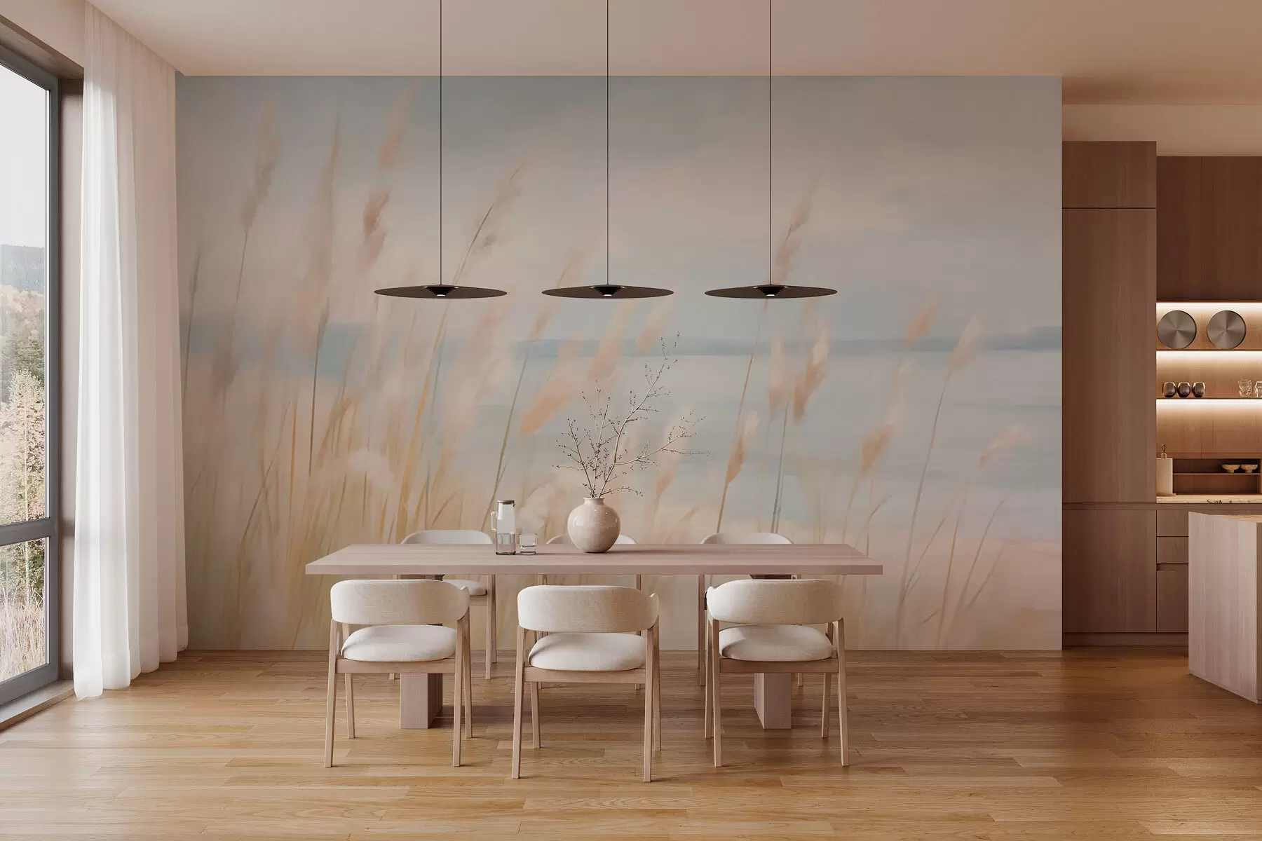 Fototapet Pampové rostliny w03231