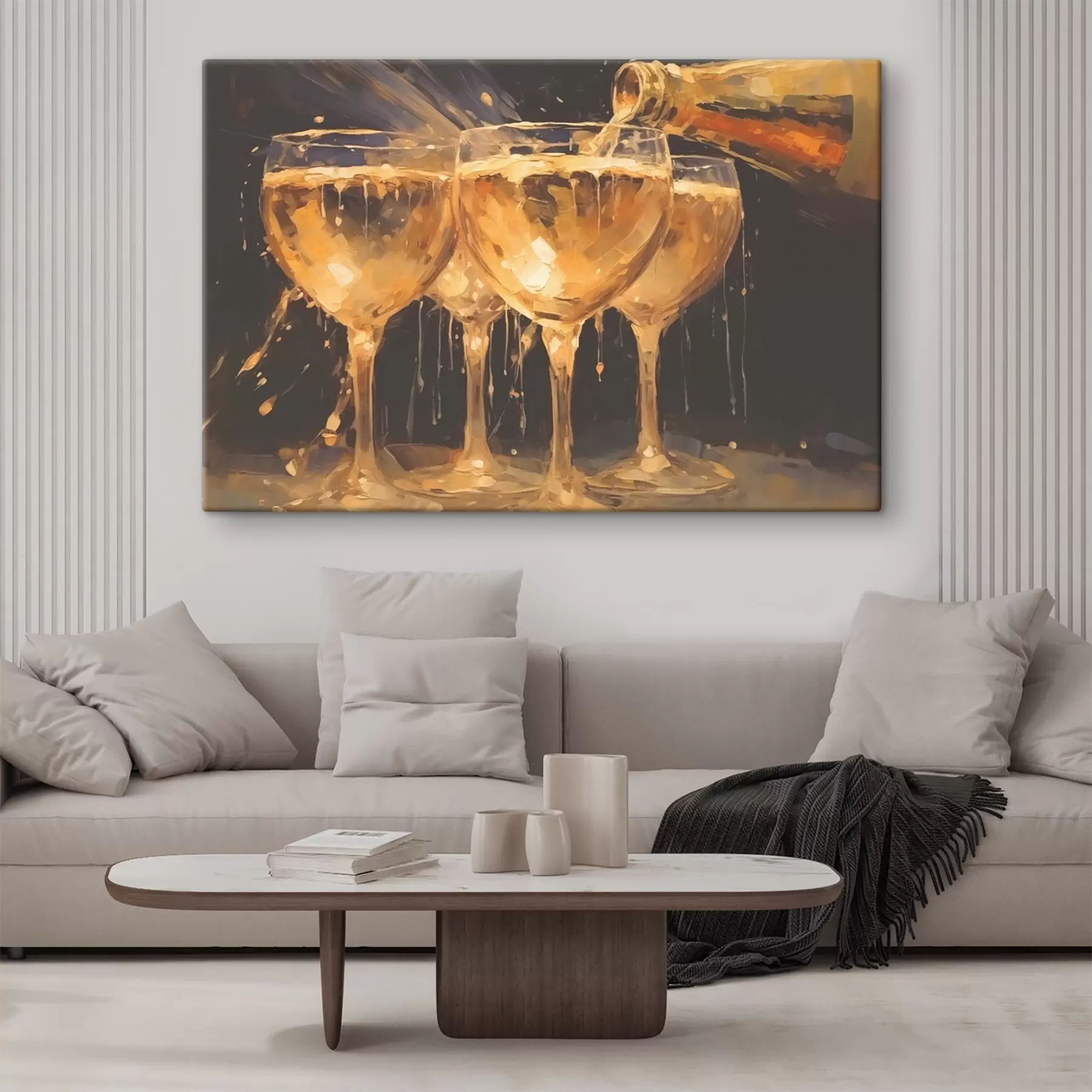 Obraz Sklenice na šampaňské Č. s43021