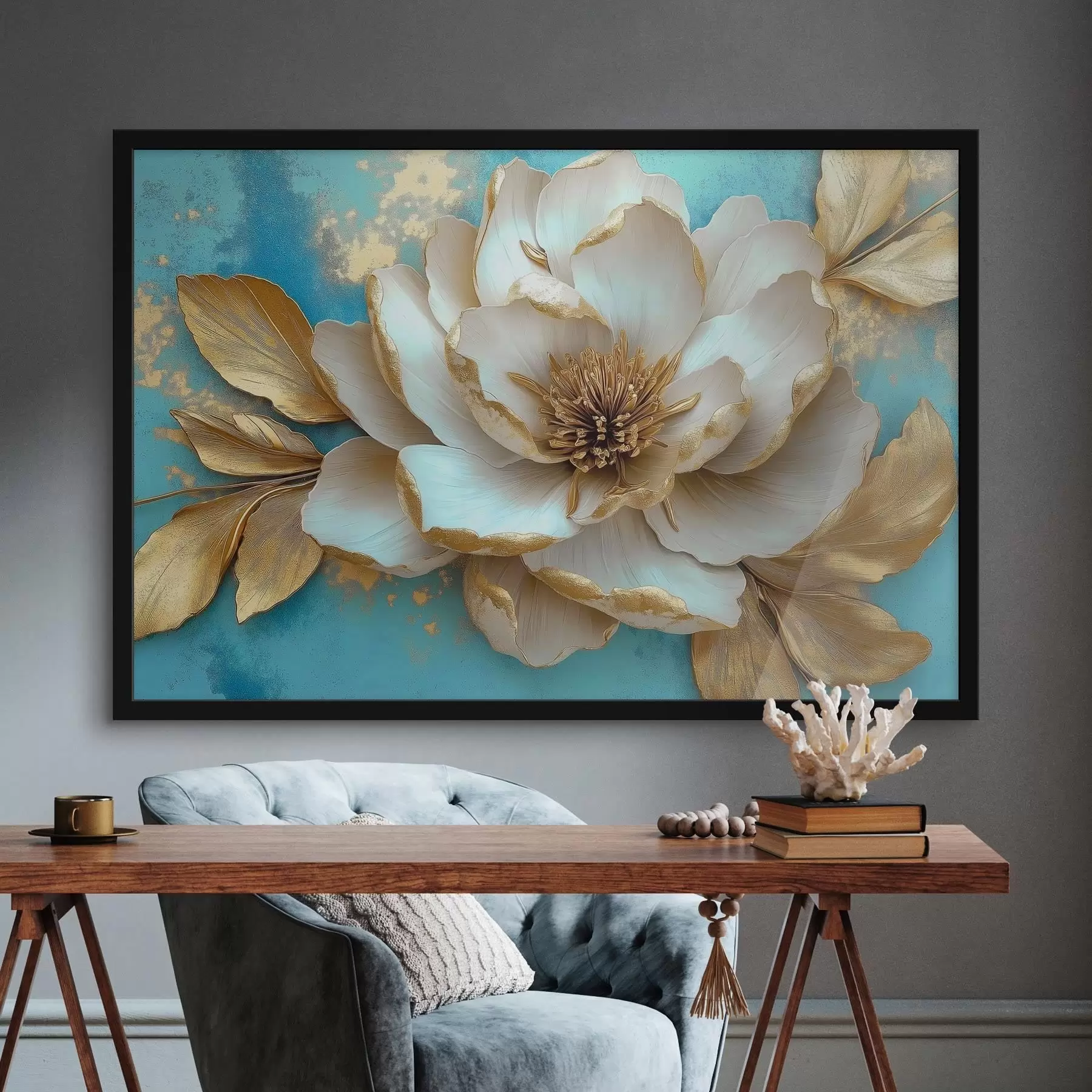 Fototapet Velký květ f43022