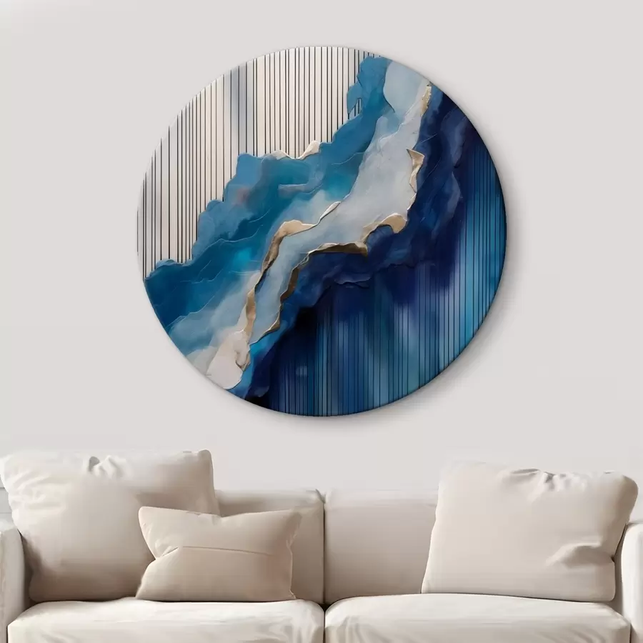 Obraz Abstraktní modré textury s čarami v pozadí Č. r43002