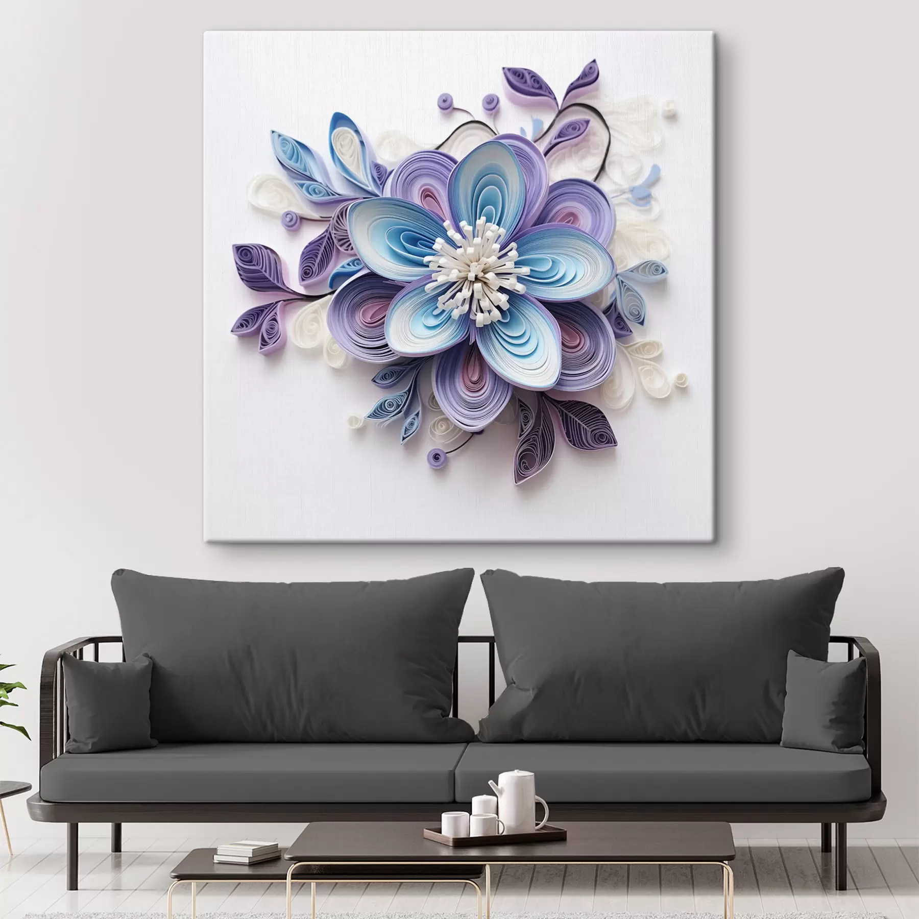 Obraz Abstraktní květina Č. s43123