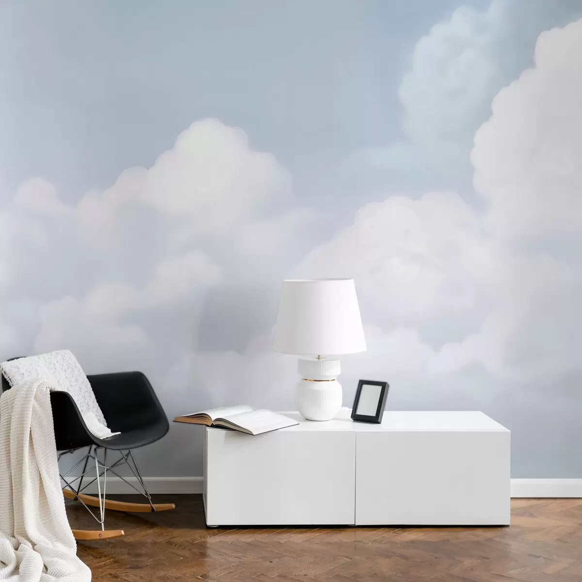 Fototapet Modrá obloha a mraky w03301v1