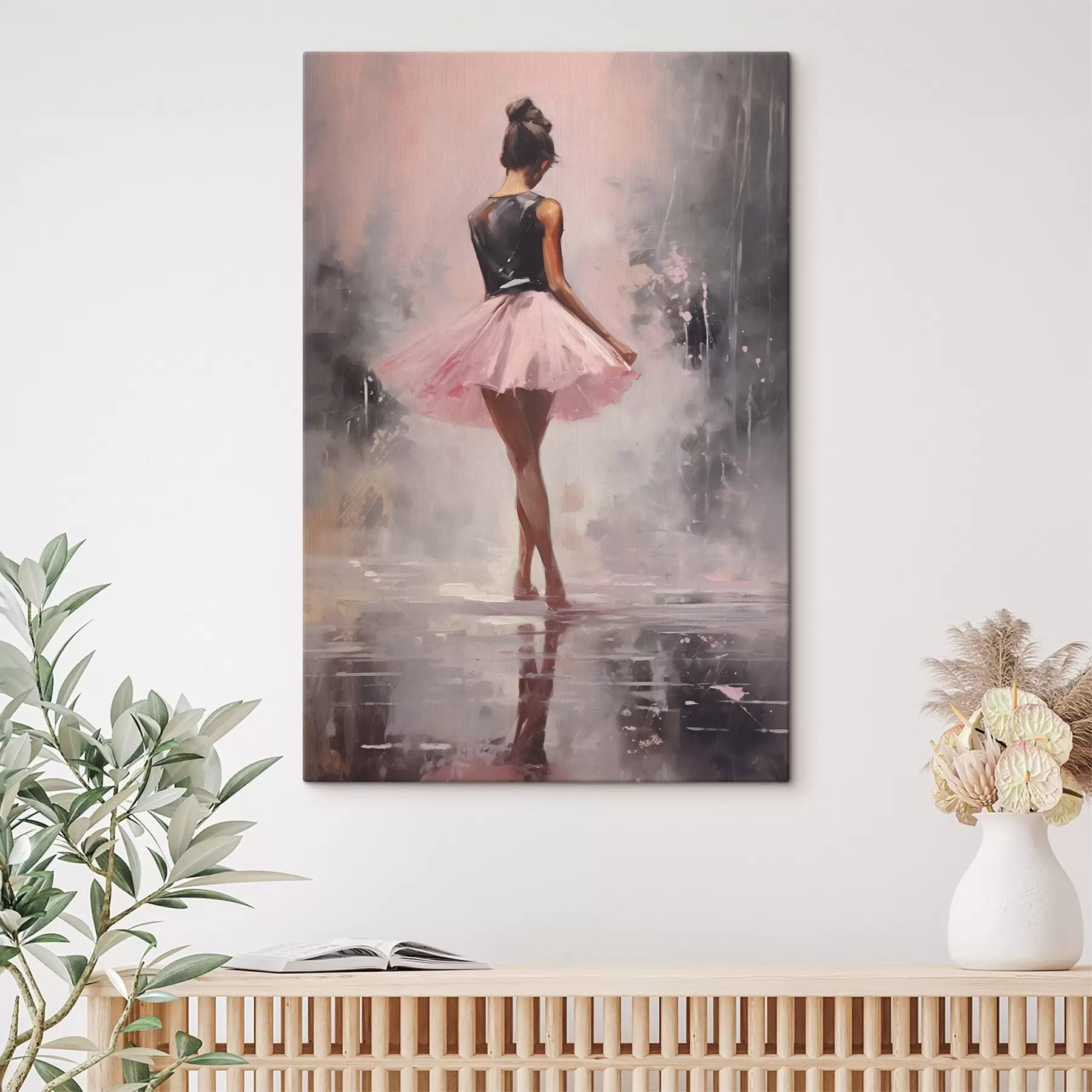 Obraz Dívka v růžové sukni Č. s43204