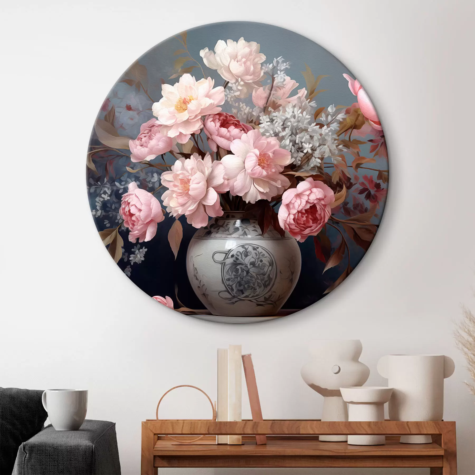 Obraz Vintage váza s květinami Č. r43038