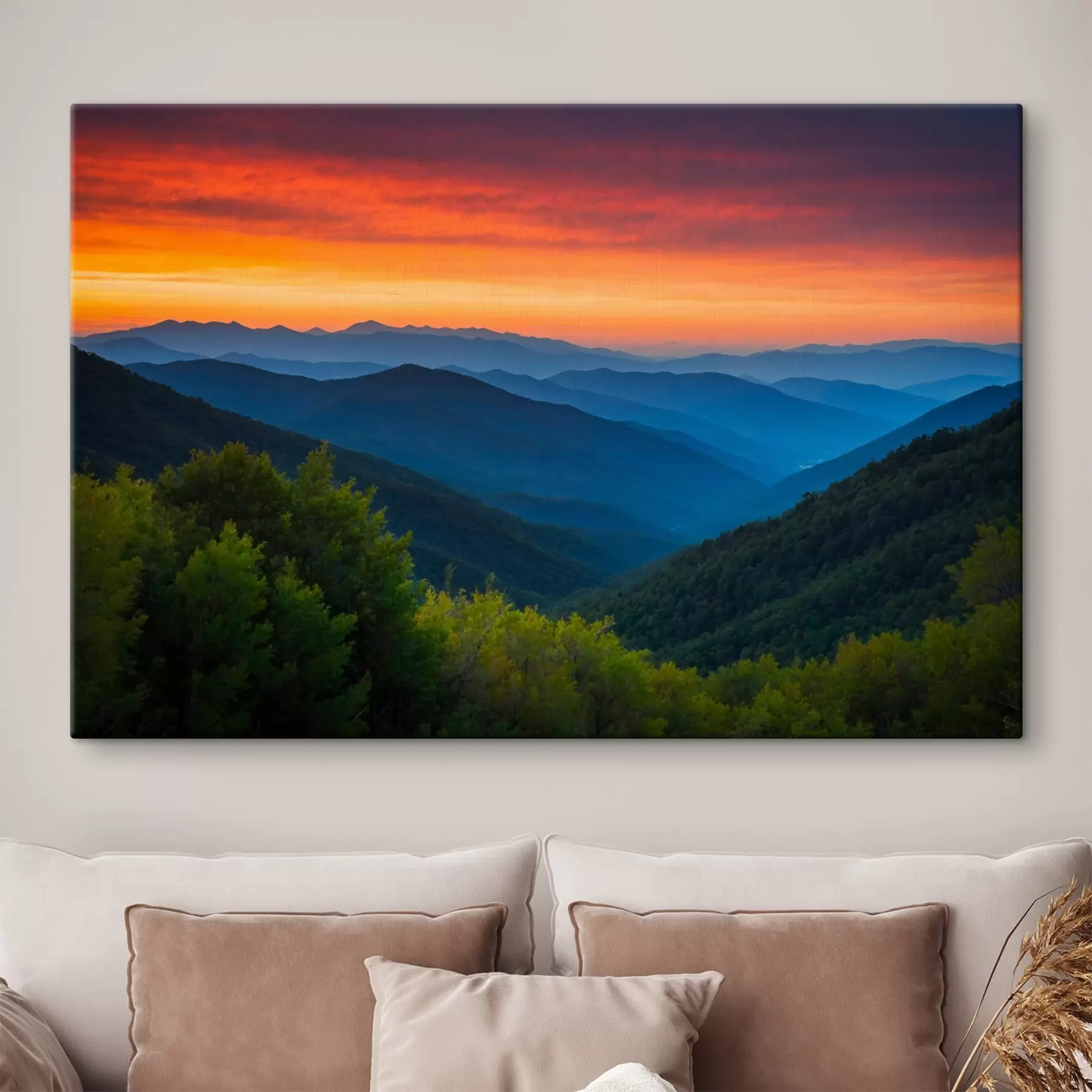 Obraz Pohled z hor za svítání Č. s43119