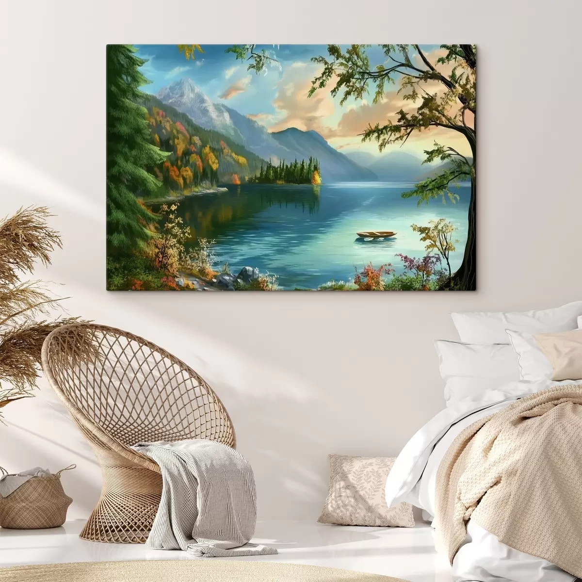 Obraz Krajina jezera v horách Č. s43286