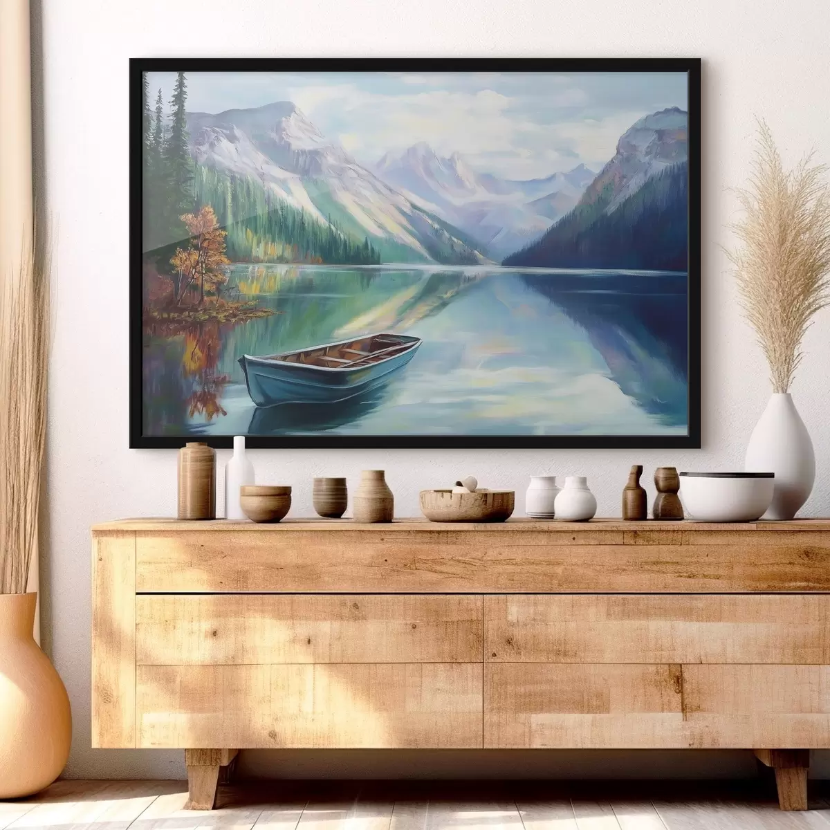 Poster Krásné jezero v horách f43289