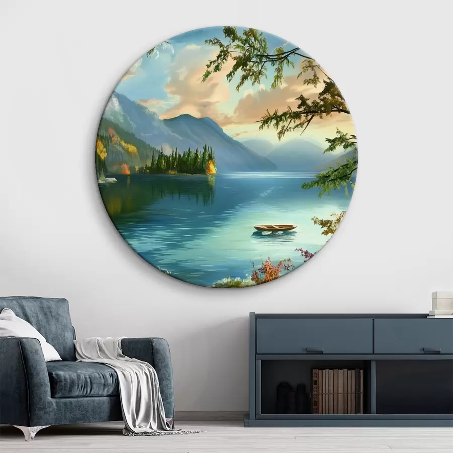 Obraz Krajina jezera v horách Č. r43286